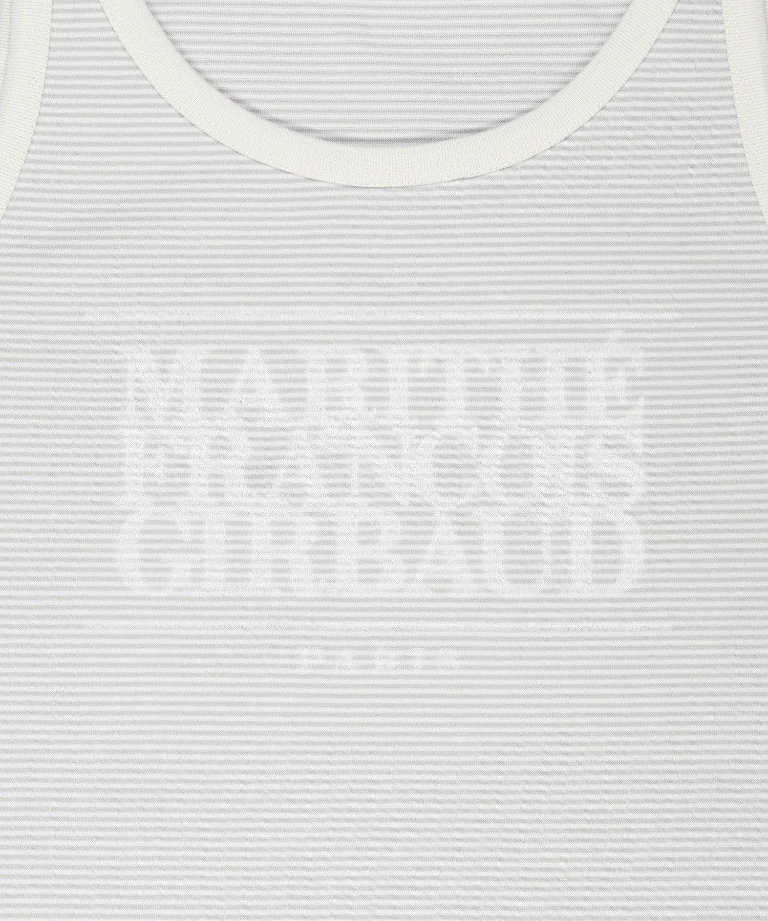 Marithe & Francois Girbaud - Shadow Classic Logo Sleeveless (Ivory) product image 9 | TRAB K-Fashion Australia
