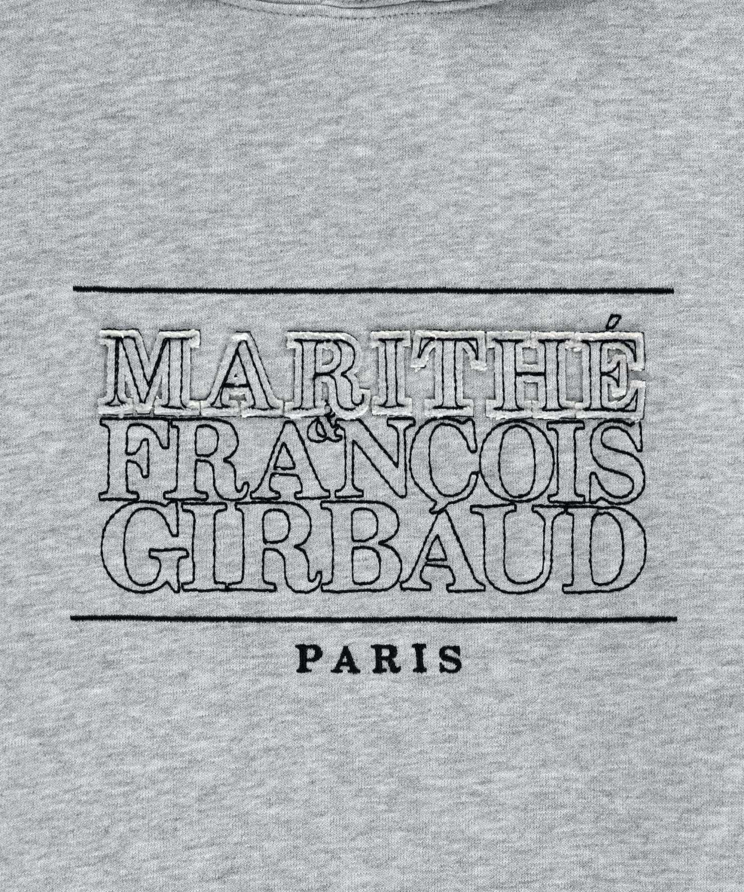 Marithe & Francois Girbaud - Classic Logo Applique Mix Hoodie (Heather Gray) product image 9 | TRAB K-Fashion Australia
