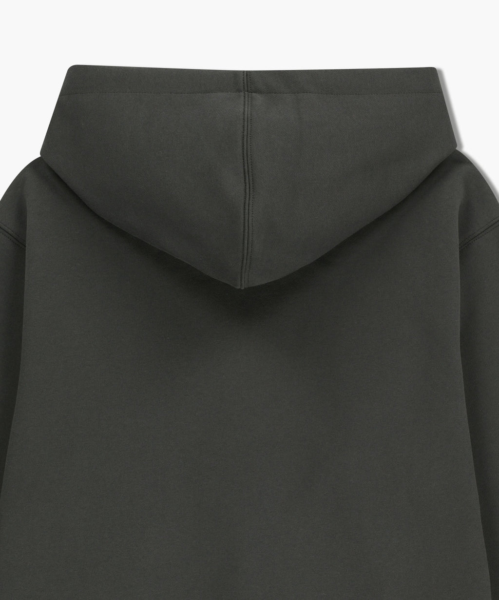 Marithe & Francois Girbaud - Classic Logo Embroidery Hoodie (brushed) (Charcoal) product image 12 | TRAB K-Fashion Australia