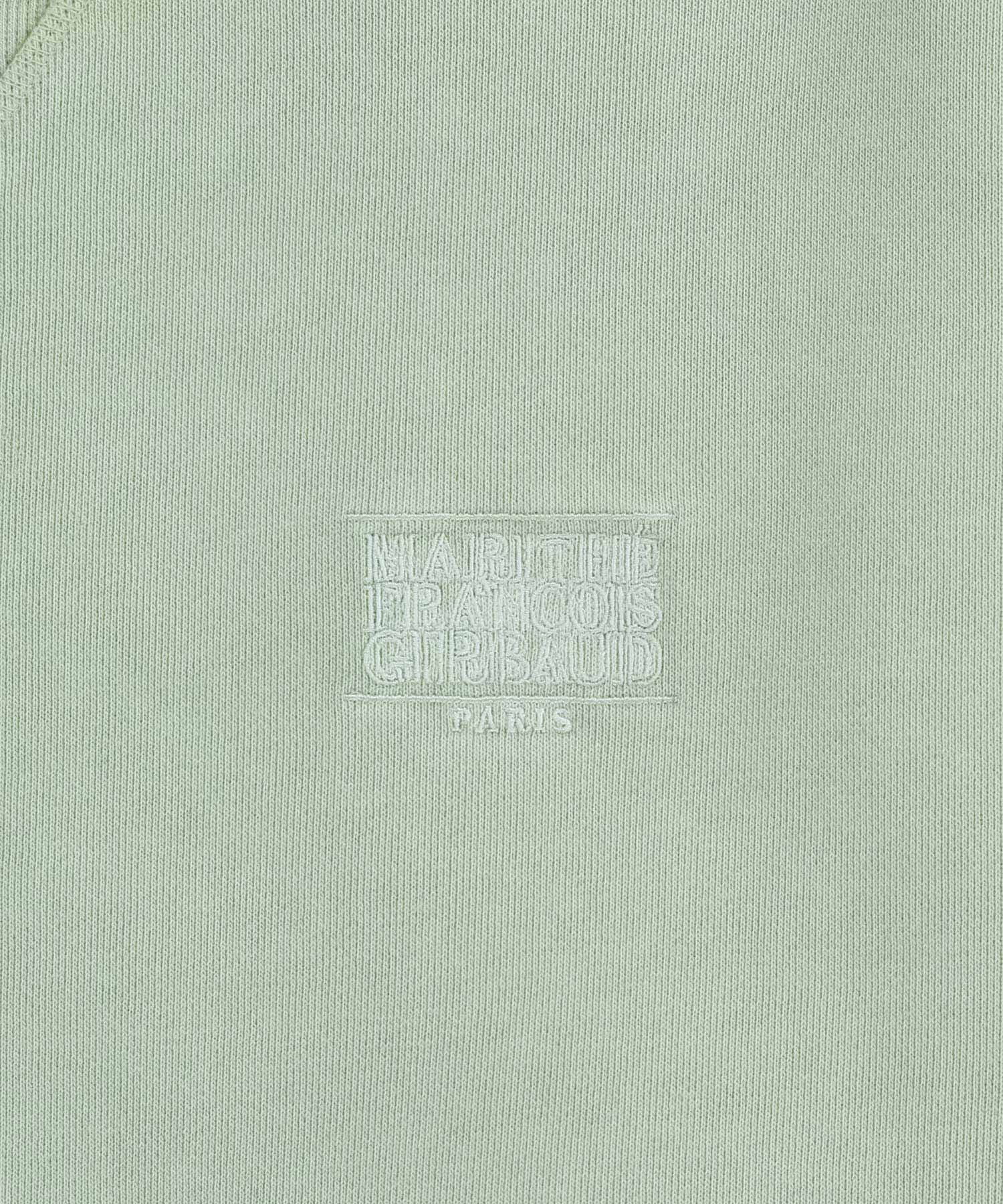 Marithe & Francois Girbaud - Outline Classic Logo Dyeing Oversized Sweatshirt (Mint) product image 9 | TRAB K-Fashion Australia