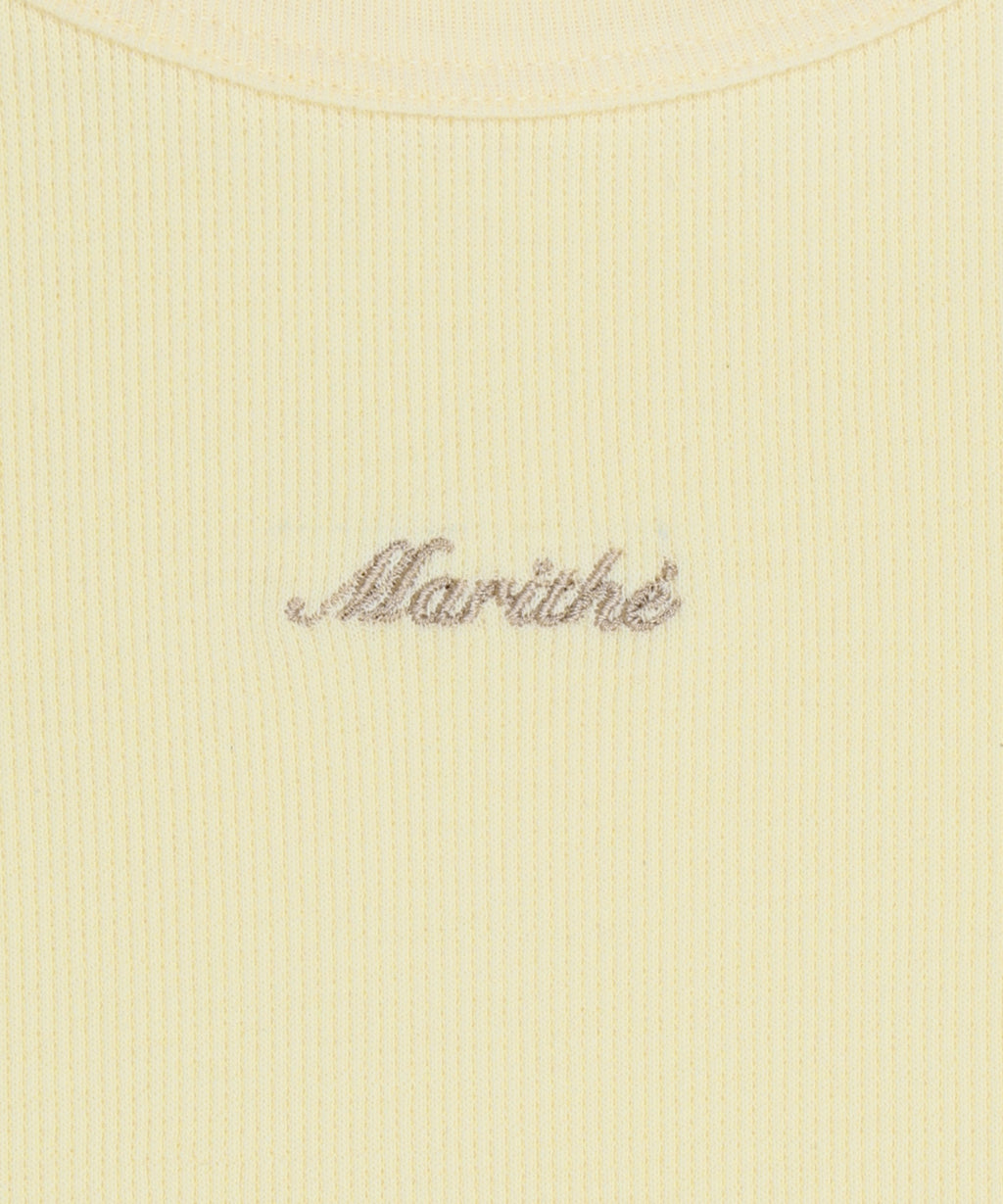 Marithe & Francois Girbaud - Rib Point Tee (Butter) product image 9 | TRAB K-Fashion Australia