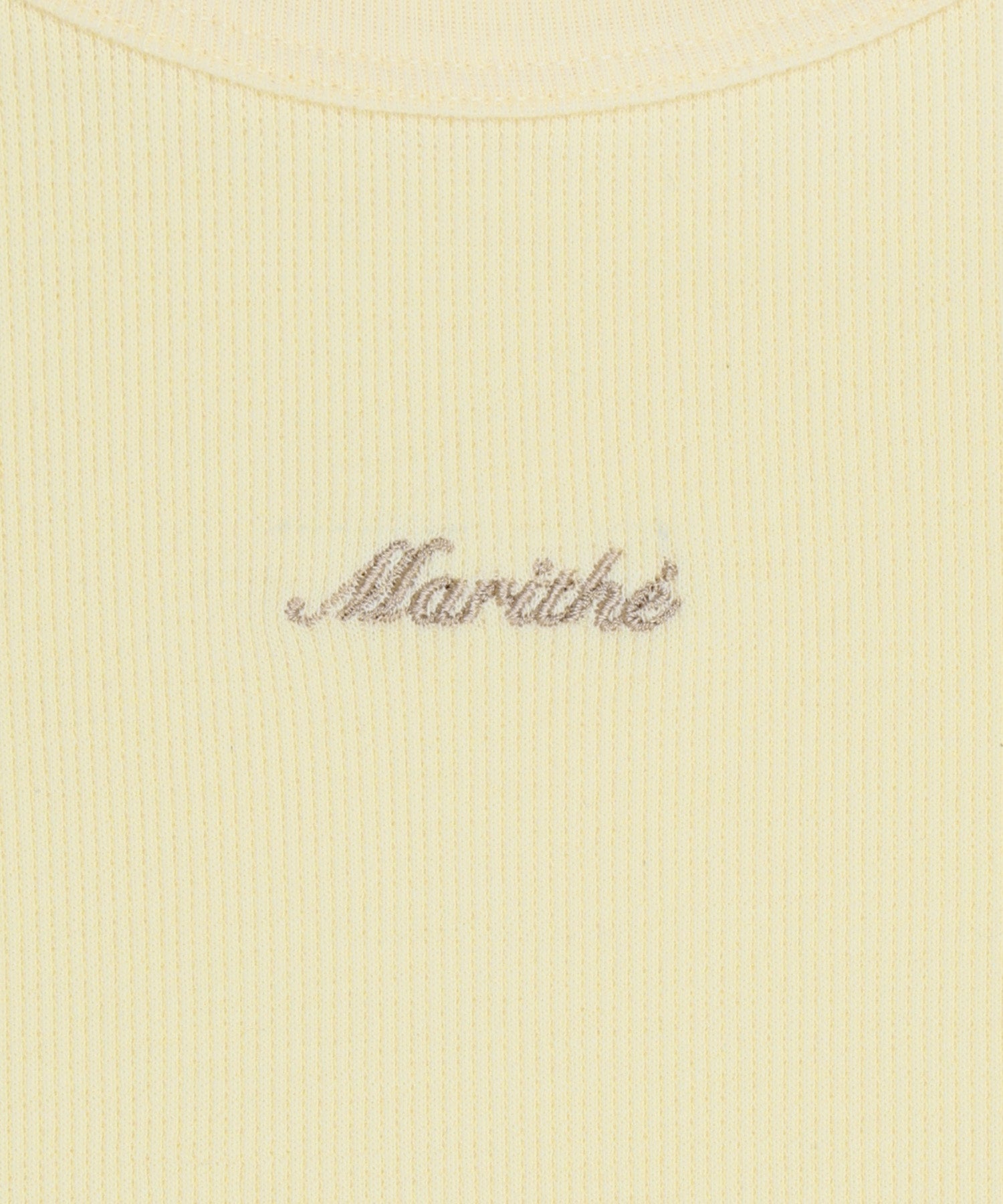 Marithe & Francois Girbaud - Rib Point Tee (Butter) product image 9 | TRAB K-Fashion Australia
