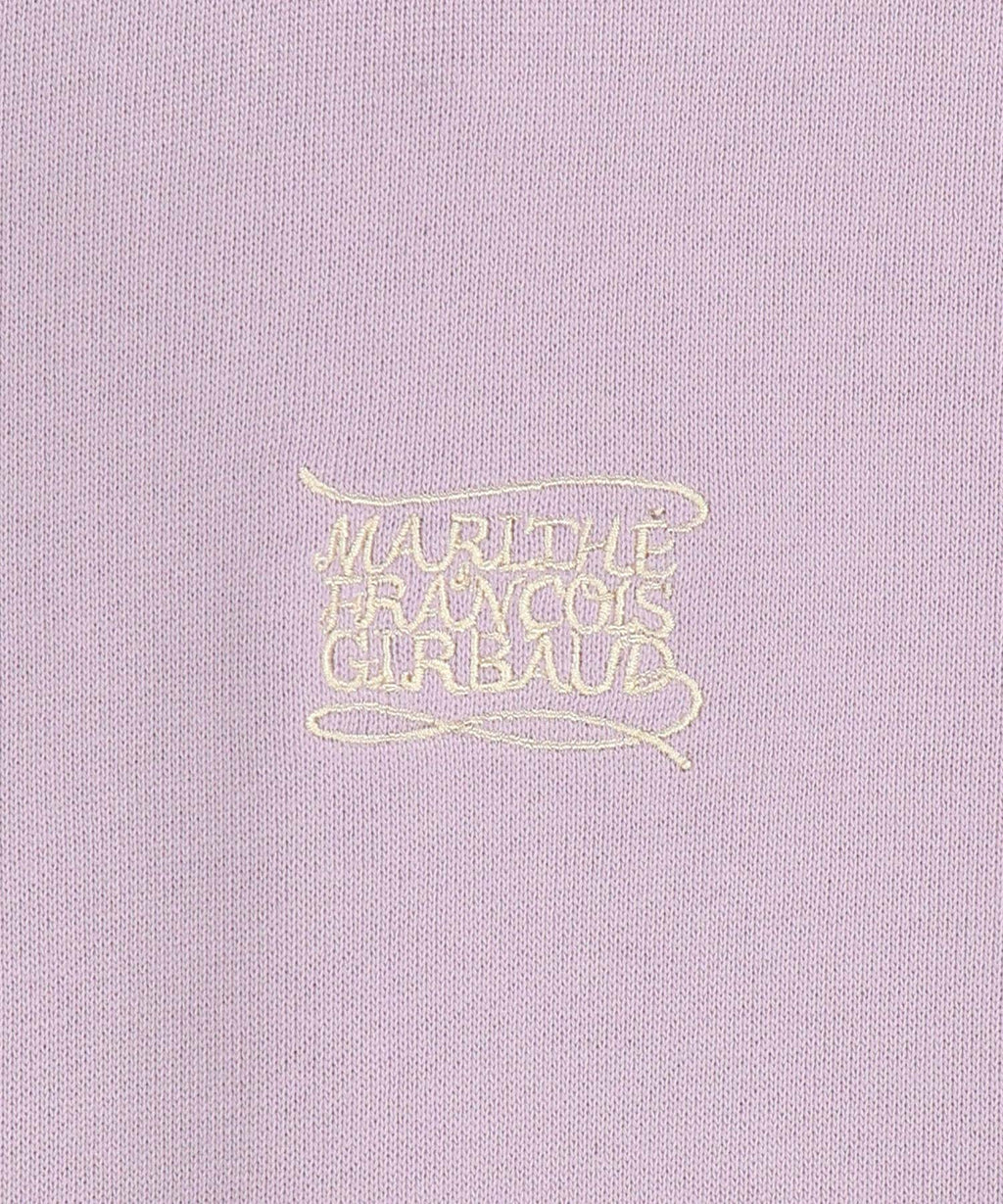 Marithe & Francois Girbaud - Drawing Classic Logo Crop Hoodie (Lavender) product image 9 | TRAB K-Fashion Australia