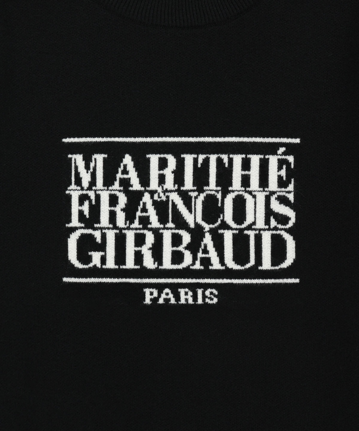 Marithe & Francois Girbaud - Classic Logo Crop Knit (Black) product image 9 | TRAB K-Fashion Australia