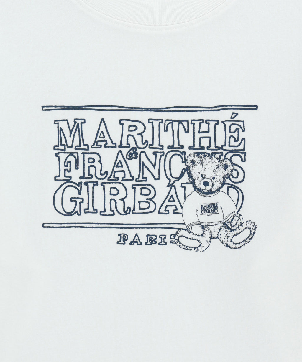 Marithe & Francois Girbaud - Mini Doodle Bear Long Sleeve (White) product image 9 | TRAB K-Fashion Australia