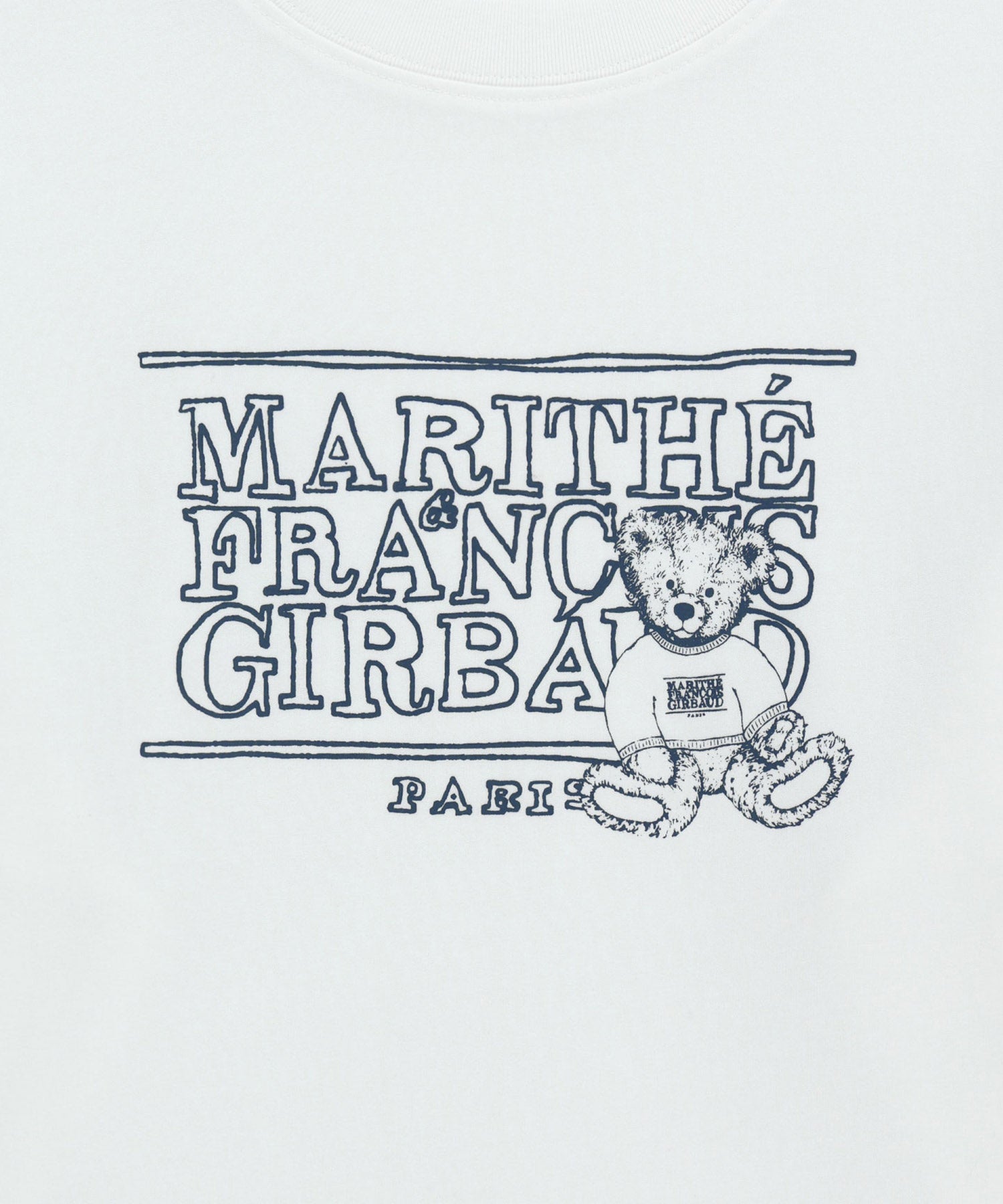 Marithe & Francois Girbaud - Mini Doodle Bear Long Sleeve (White) product image 9 | TRAB K-Fashion Australia