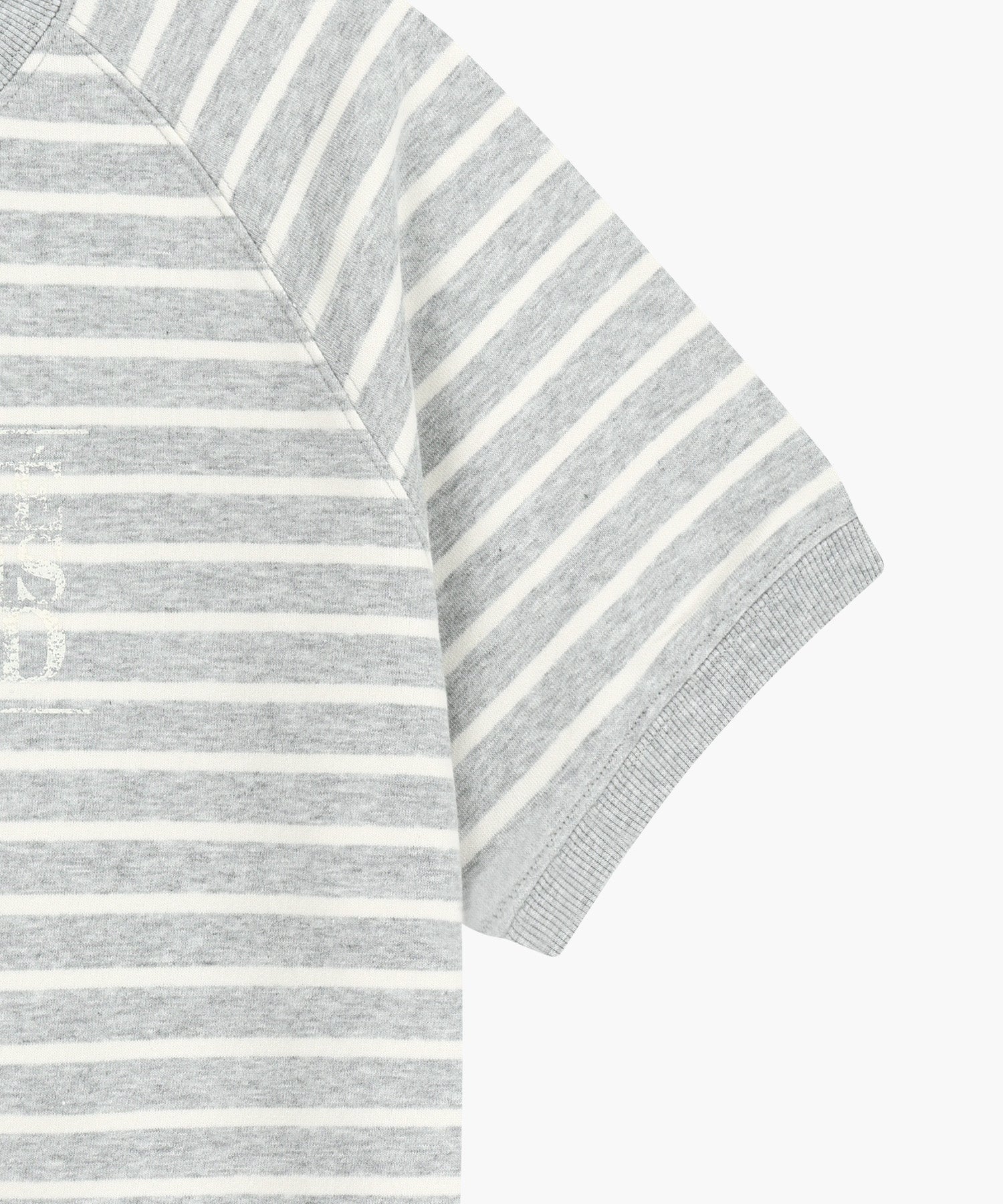 Marithe & Francois Girbaud - Vintage Classic Logo Half Sweatshirt (Melange Gray) product image 9 | TRAB K-Fashion Australia