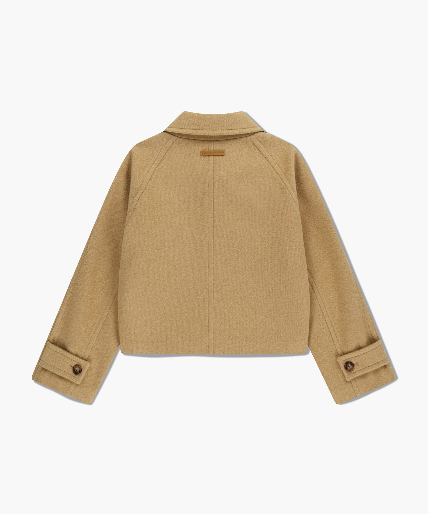 Marithe & Francois Girbaud - Oversized Crop Coat (Beige) product image 9 | TRAB K-Fashion Australia