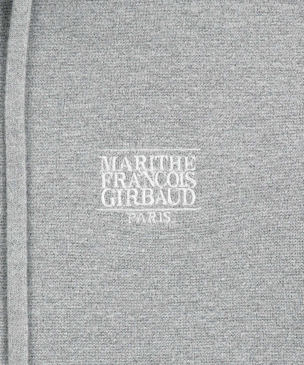 Marithe & Francois Girbaud - Small Classic Logo Crop Knit Hoodie Zipup (Heather Gray) product image 9 | TRAB K-Fashion Australia