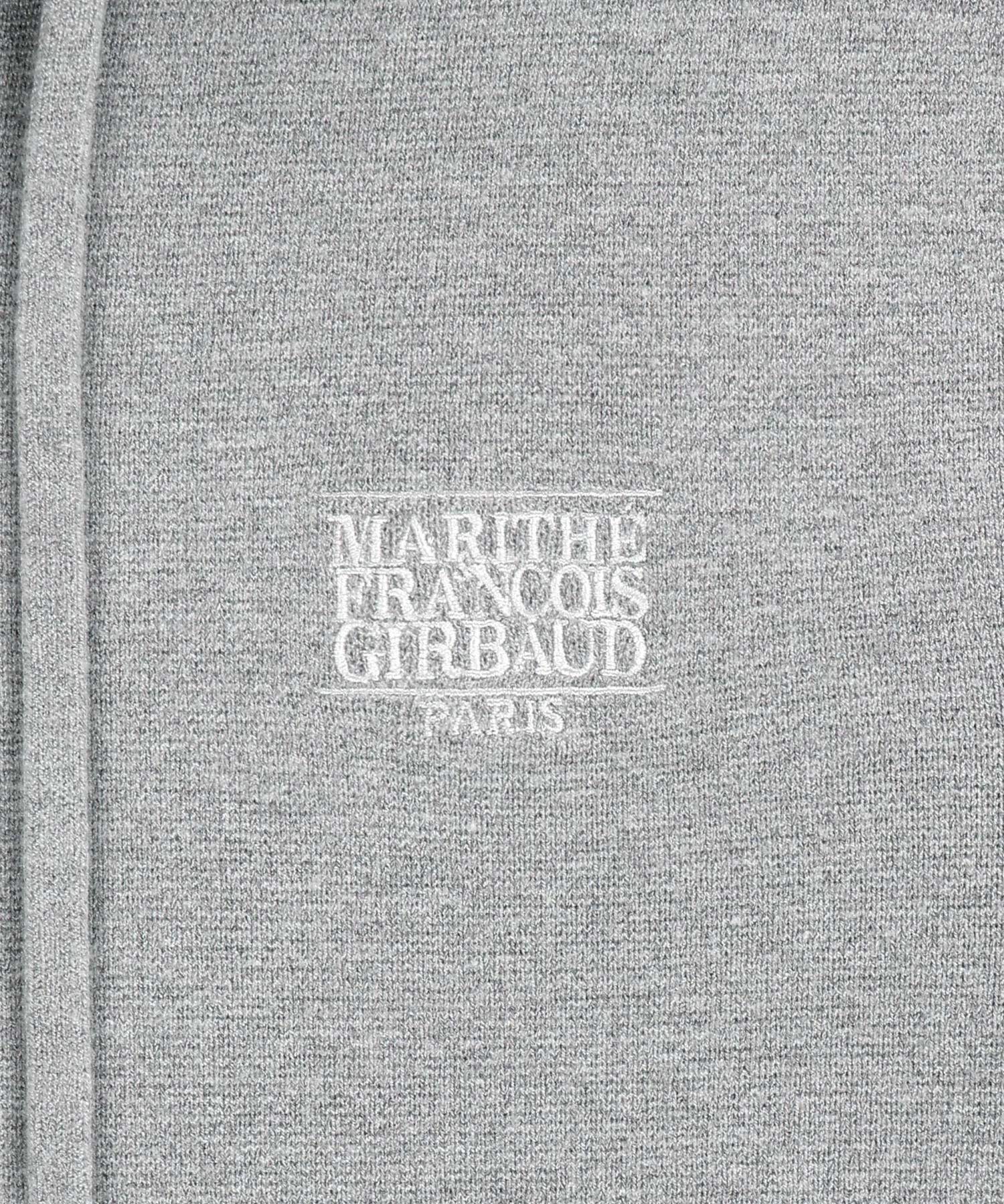 Marithe & Francois Girbaud - Small Classic Logo Crop Knit Hoodie Zipup (Heather Gray) product image 9 | TRAB K-Fashion Australia