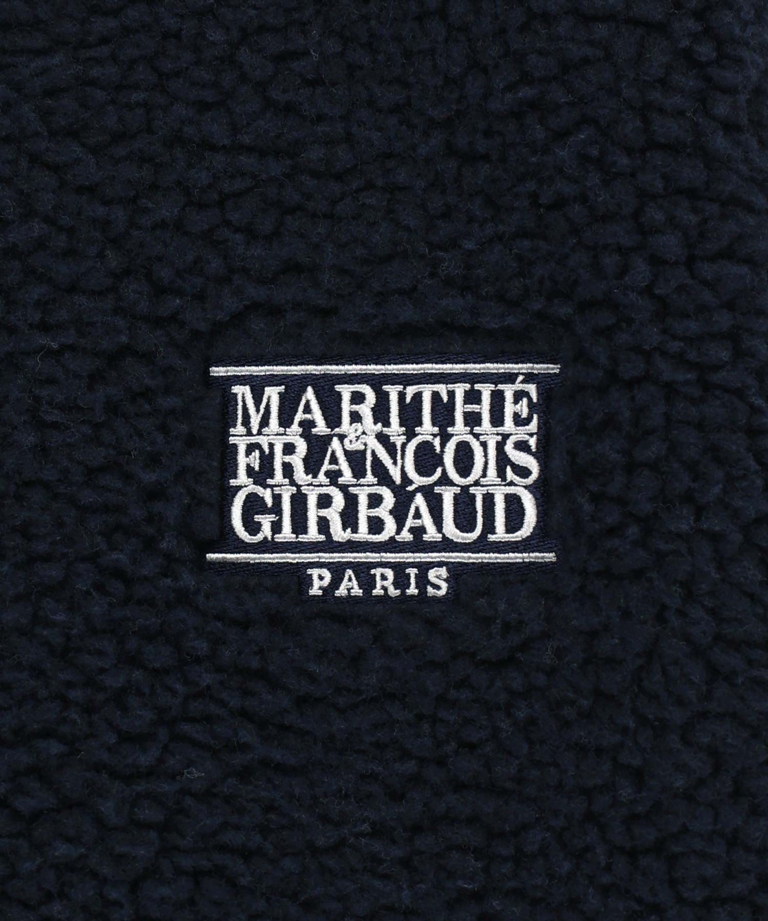 Marithe & Francois Girbaud - Fleece Varsity Jacket (Ivory) product image 9 | TRAB K-Fashion Australia