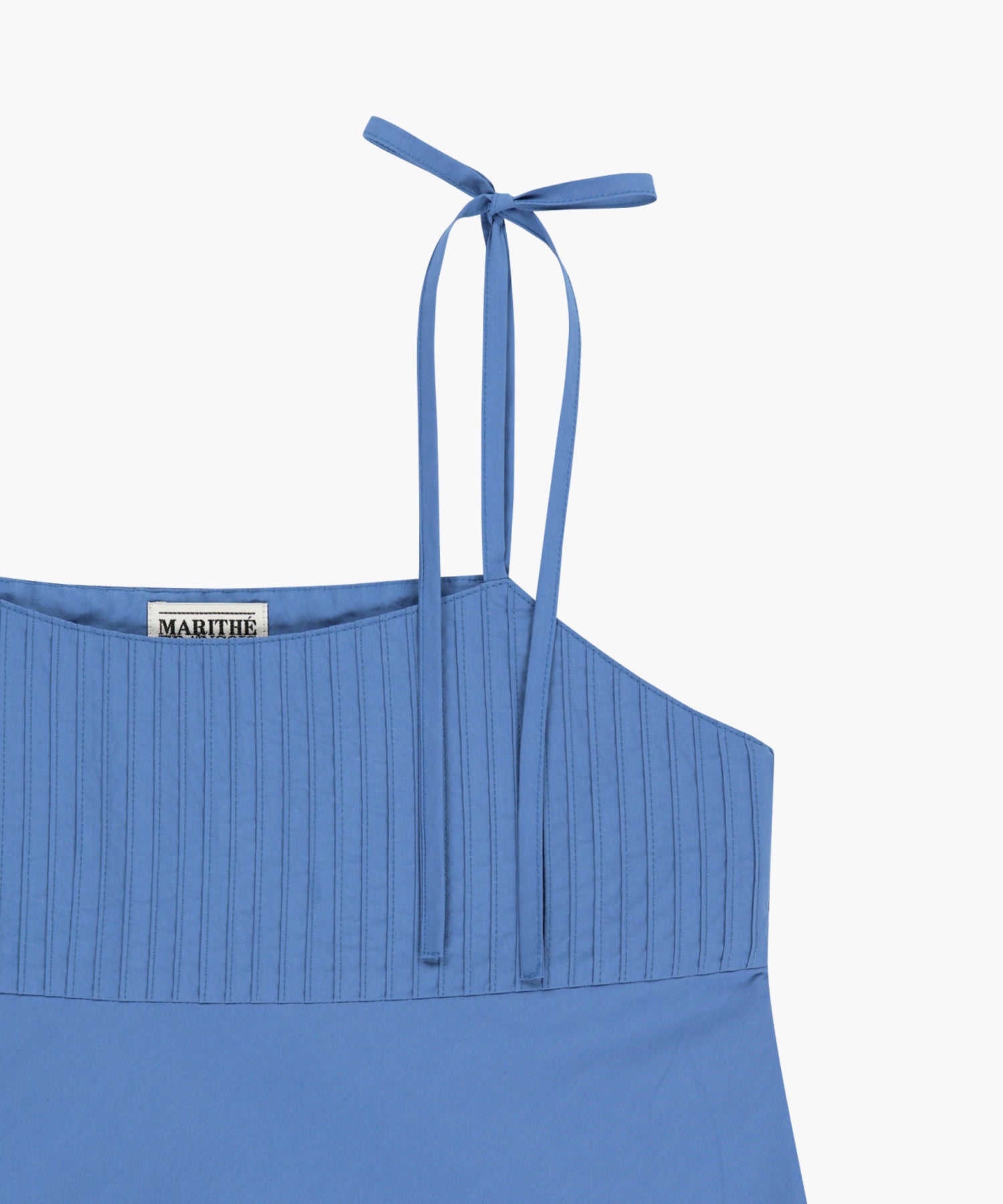 Marithe & Francois Girbaud - Pintuck Camisole Blouse (Blue) product image 9 | TRAB K-Fashion Australia