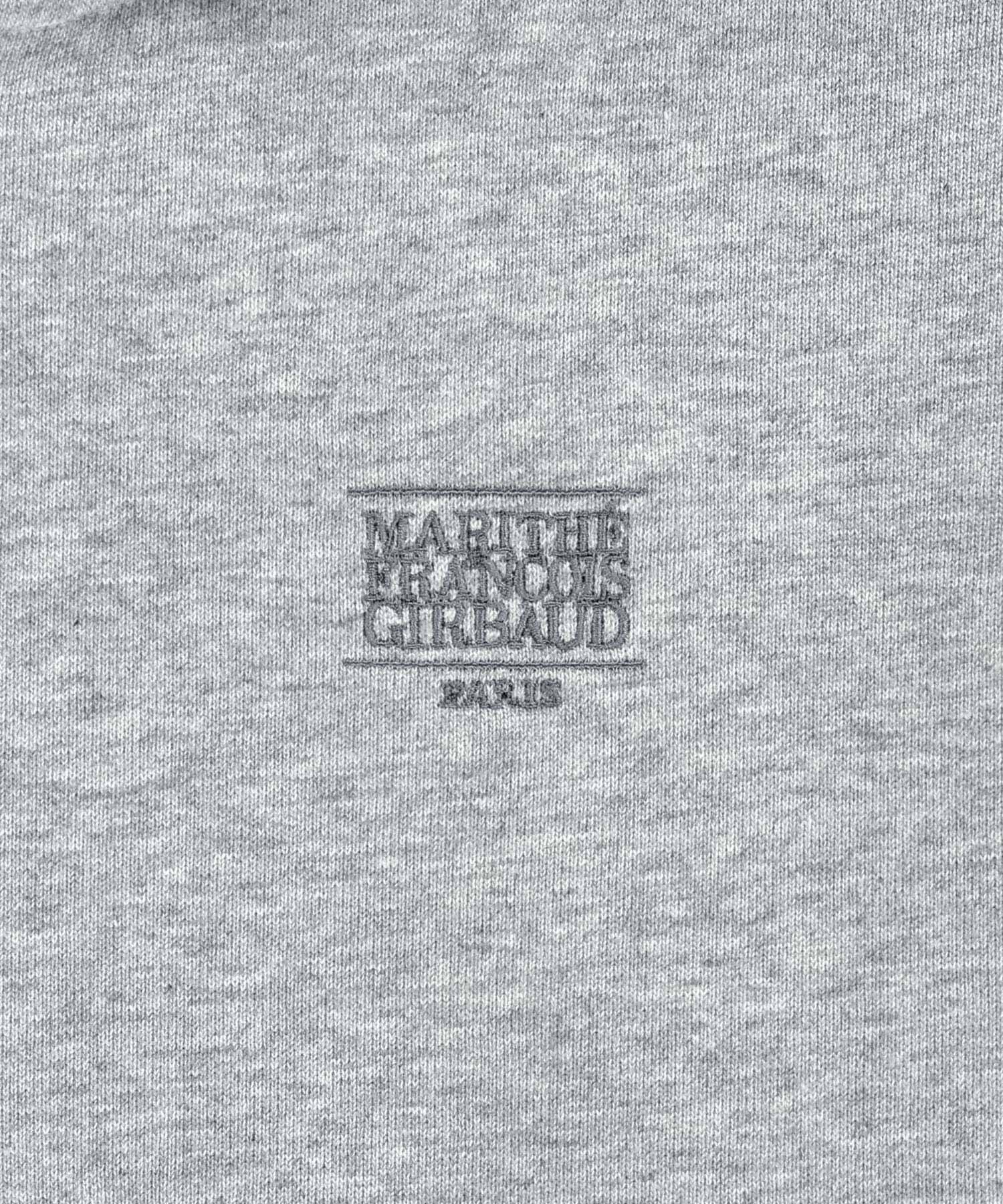 Marithe & Francois Girbaud - Back Classic Logo Crop Hoodie Zipup (Heather Gray) product image 9 | TRAB K-Fashion Australia