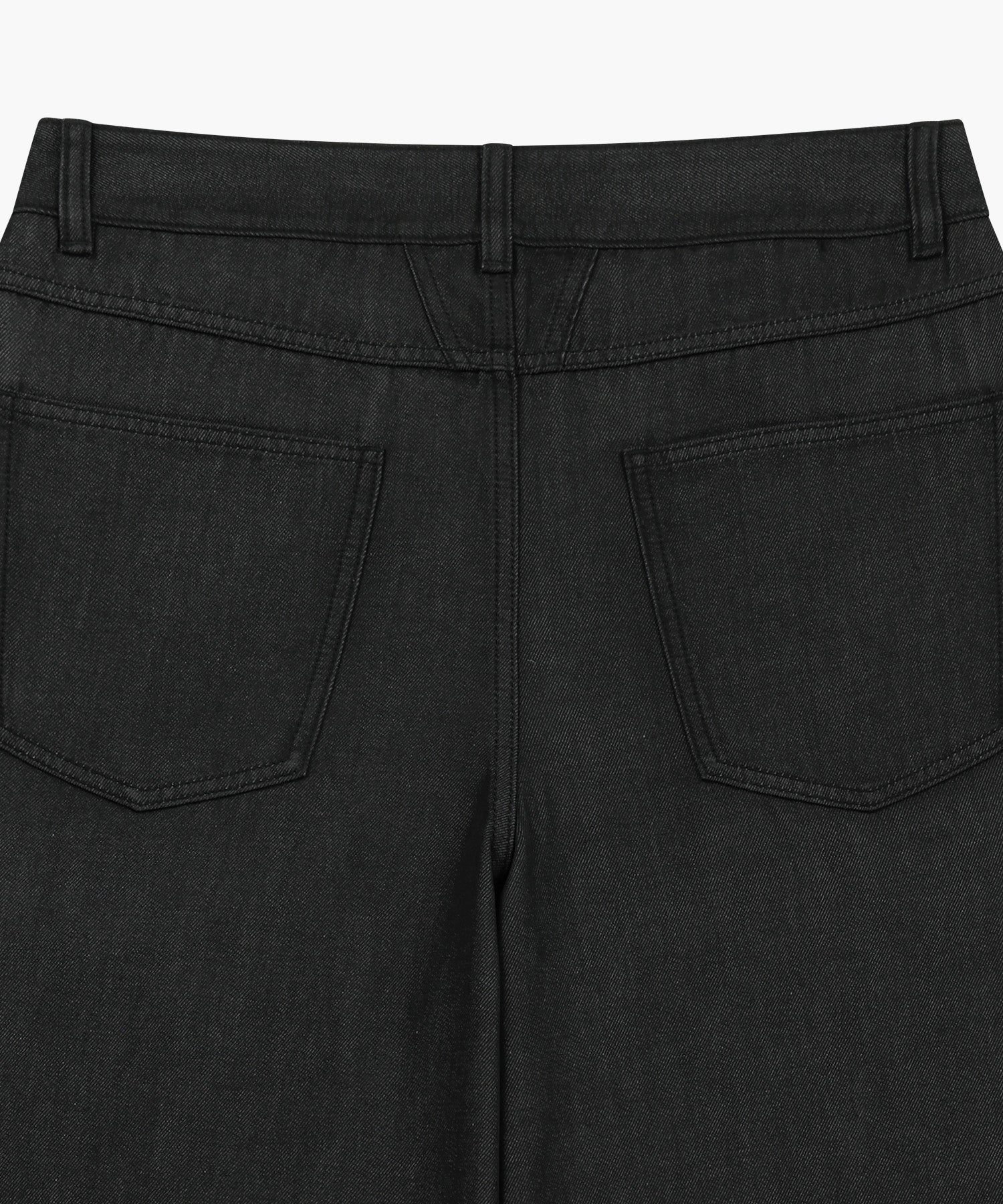 Marithe & Francois Girbaud - Wide Fit Tuck Denim Pants (Black) product image 9 | TRAB K-Fashion Australia