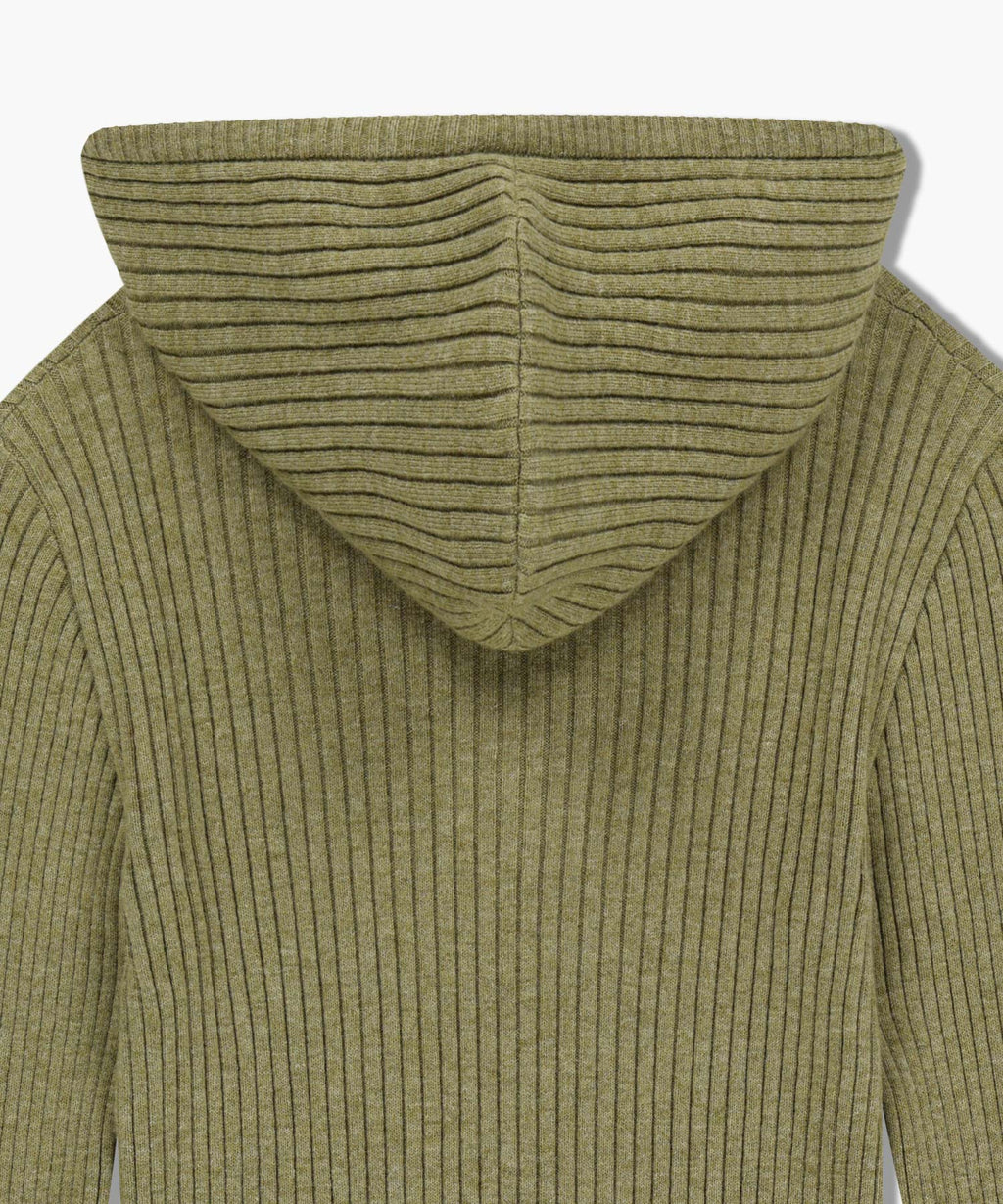 Marithe & Francois Girbaud - Balaclava Hoodie Slim Knit (Light Olive) product image 9 | TRAB K-Fashion Australia
