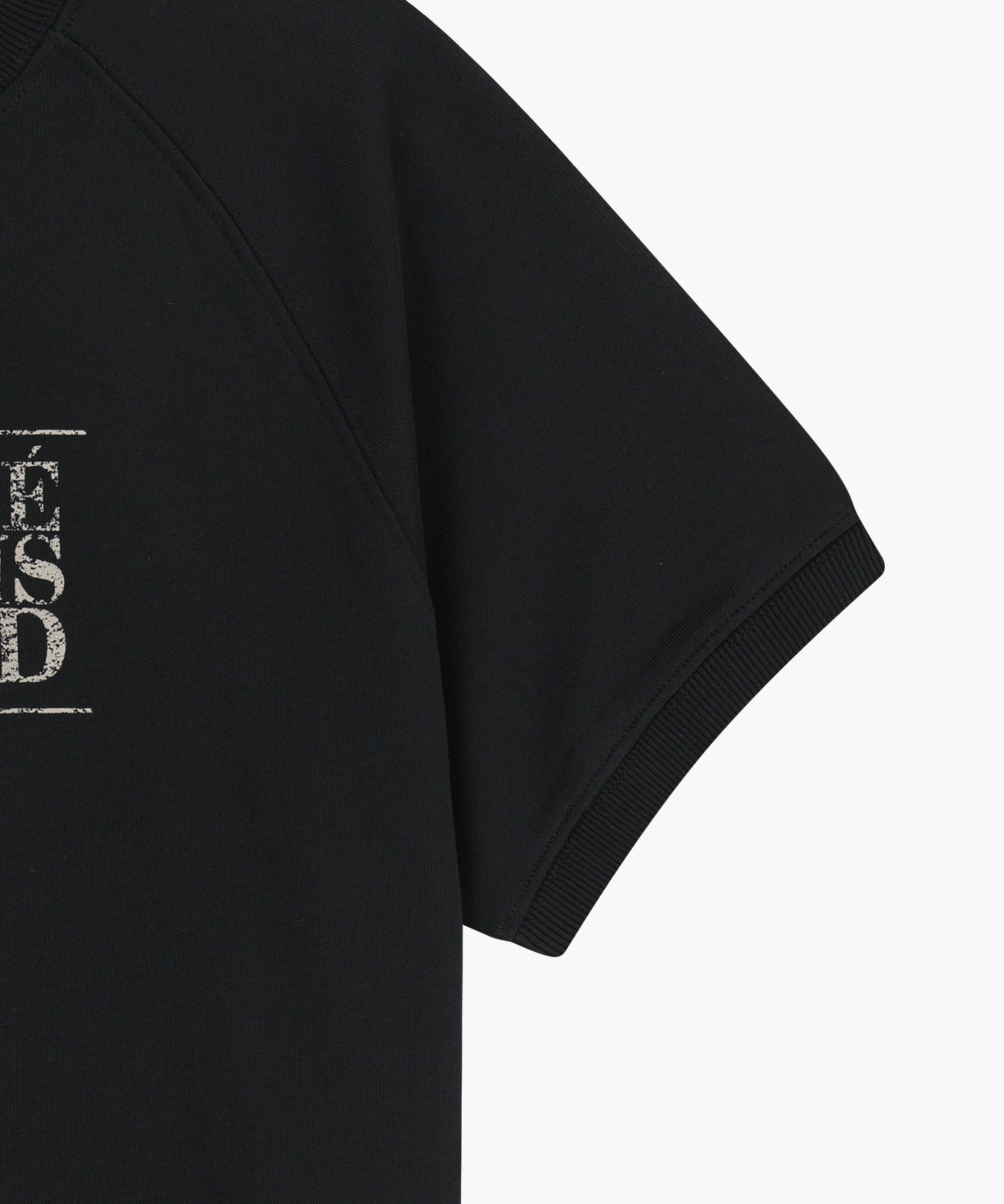 Marithe & Francois Girbaud - Vintage Classic Logo Half Sweatshirt (Black) product image 9 | TRAB K-Fashion Australia