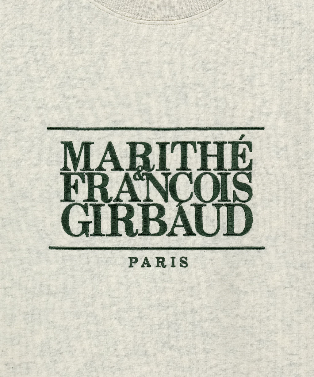 Marithe & Francois Girbaud - Classic Logo Embroidery Sweatshirt (brushed) (Oatmeal) product image 9 | TRAB K-Fashion Australia
