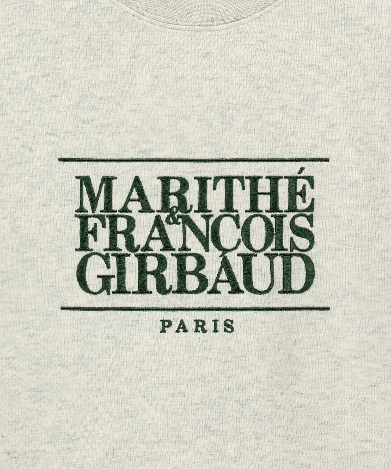 Marithe & Francois Girbaud - Classic Logo Embroidery Sweatshirt (brushed) (Oatmeal) product image 9 | TRAB K-Fashion Australia