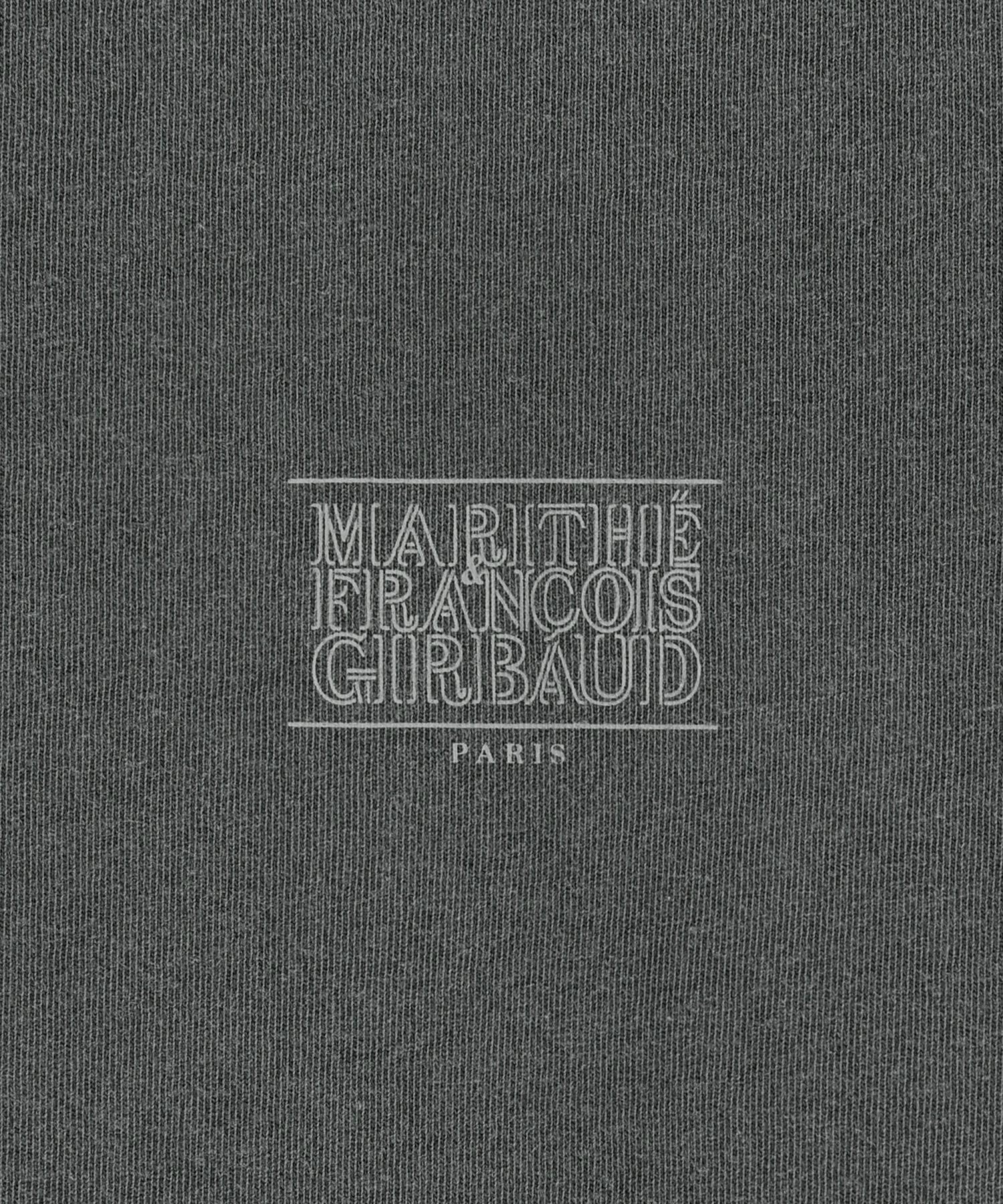 Marithe & Francois Girbaud - Outline Classic Logo Dyeing Oversized Tee (Charcoal) product image 9 | TRAB K-Fashion Australia