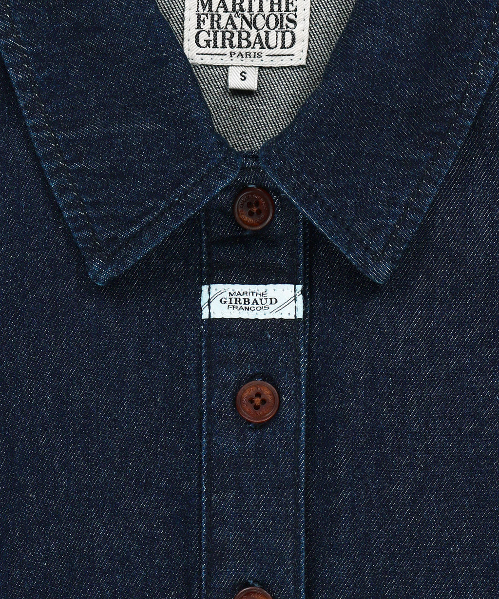 Marithe & Francois Girbaud - Denim Long Sleeve Dress (Dark Blue) product image 9 | TRAB K-Fashion Australia