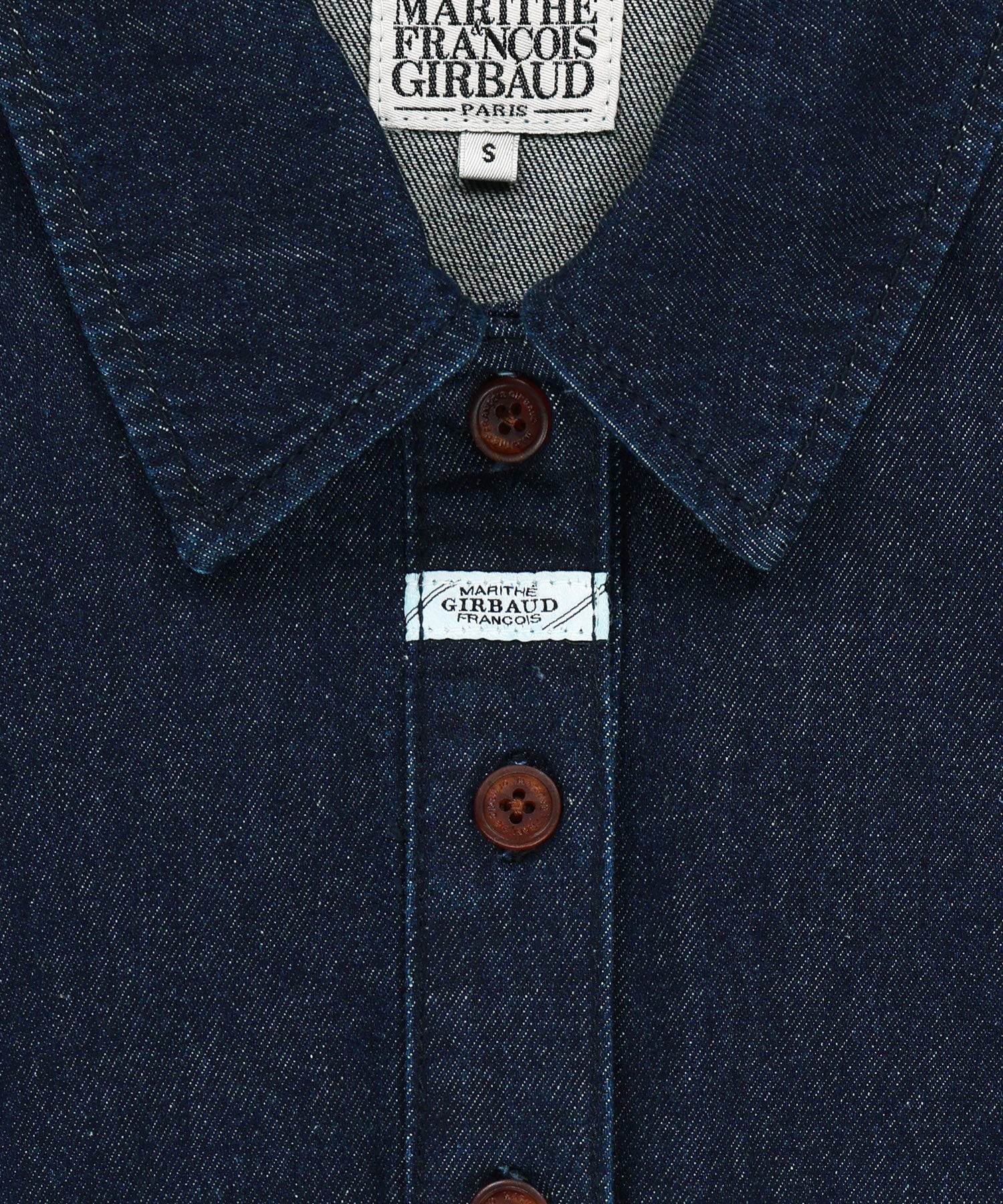 Marithe & Francois Girbaud - Denim Long Sleeve Dress (Dark Blue) product image 9 | TRAB K-Fashion Australia
