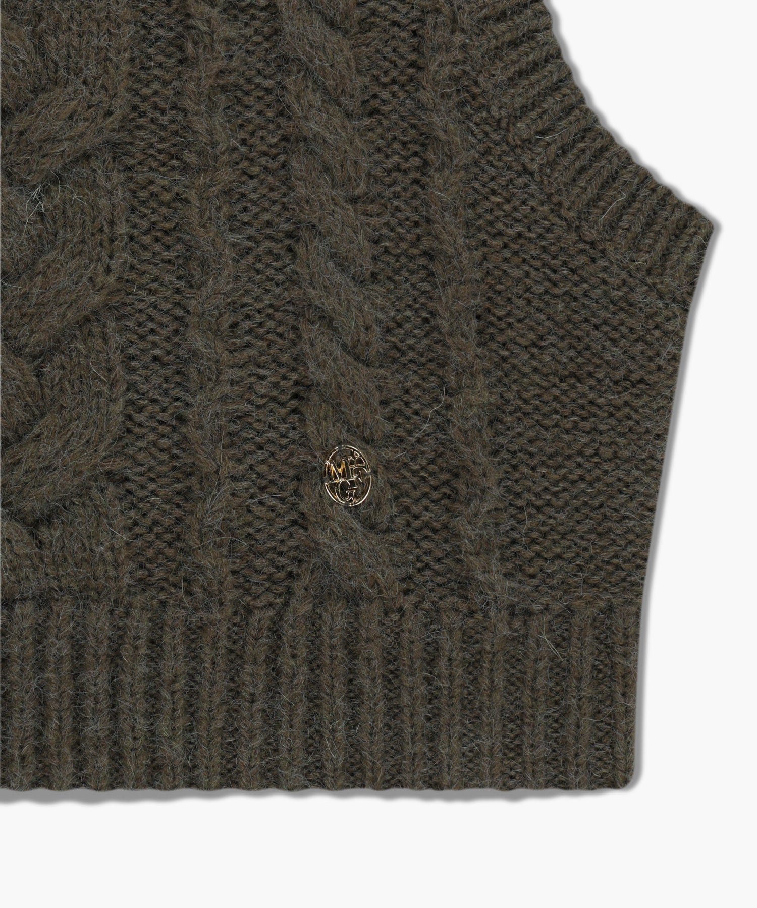 Marithe & Francois Girbaud - Logo Knit Bustier (Brown) product image 9 | TRAB K-Fashion Australia