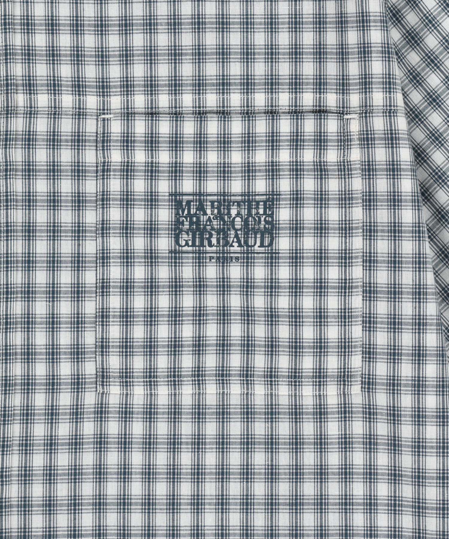 Marithe & Francois Girbaud - Check Half Sleeve Shirt (Ivory) product image 9 | TRAB K-Fashion Australia