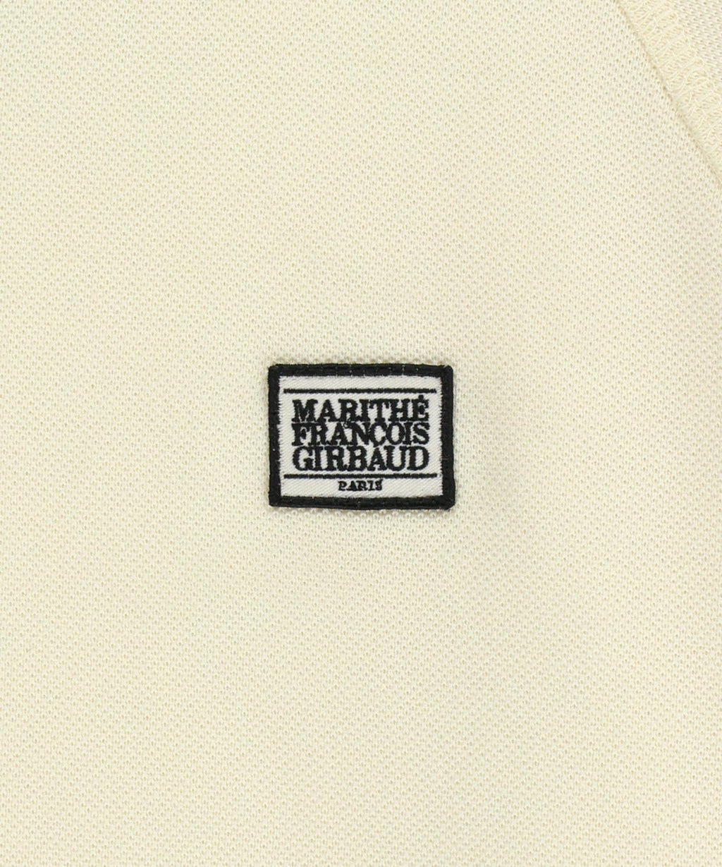 Marithe & Francois Girbaud - Small Classic Logo Pk Collar Point Tee (Ivory) product image 12 | TRAB K-Fashion Australia