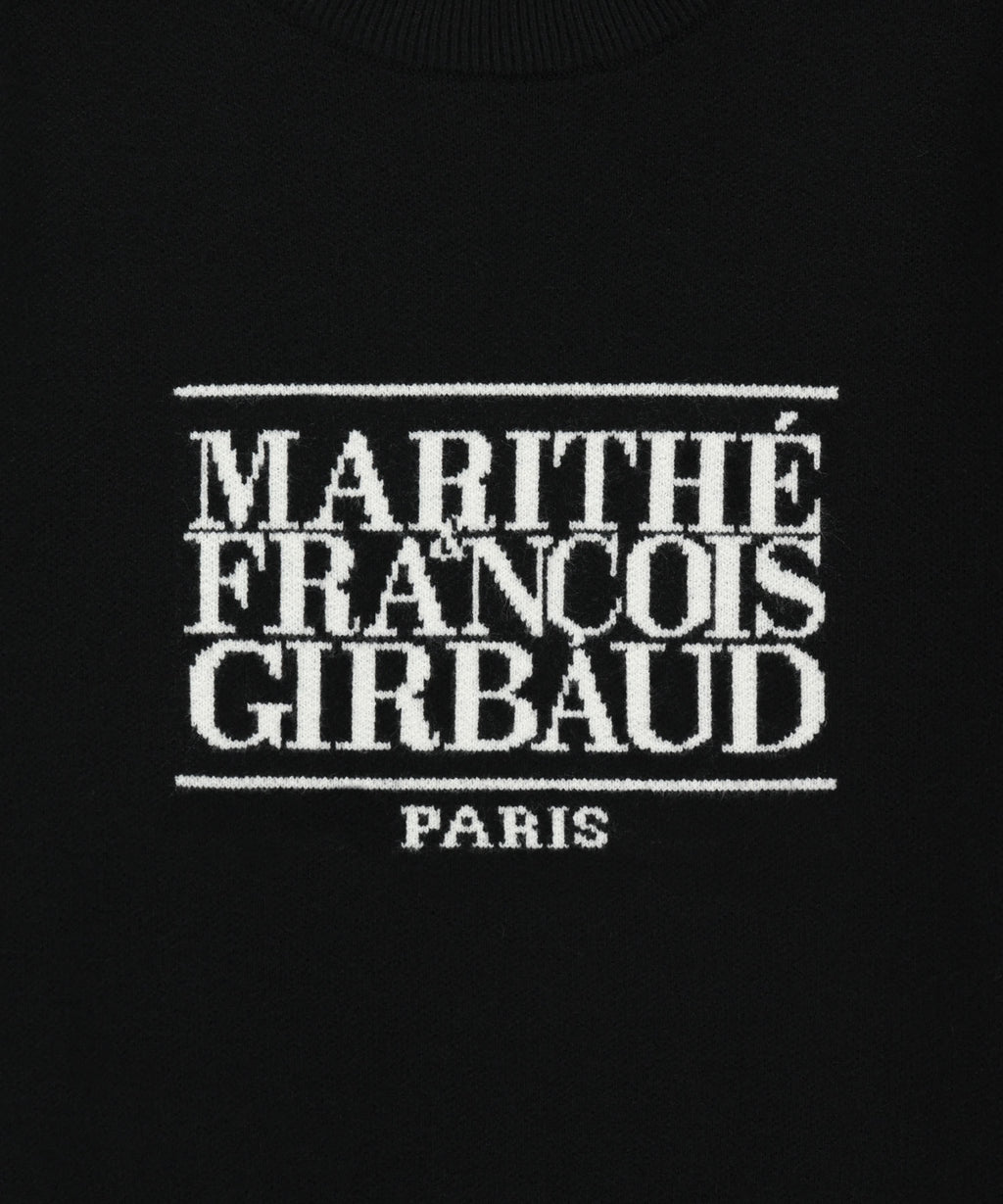 Marithe & Francois Girbaud - Classic Logo Crop Knit (Black) product image 9 | TRAB K-Fashion Australia