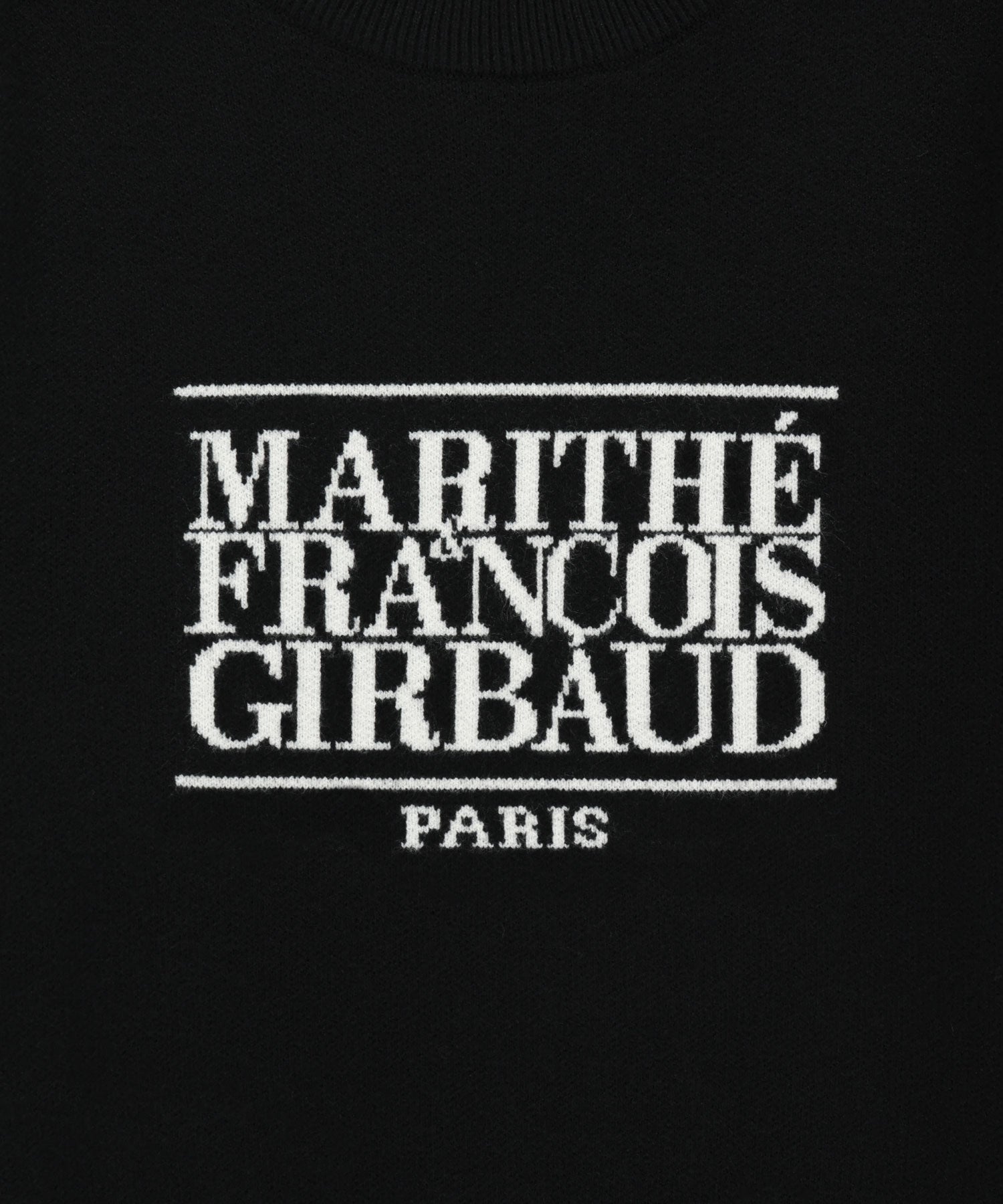Marithe & Francois Girbaud - Classic Logo Crop Knit (Black) product image 9 | TRAB K-Fashion Australia