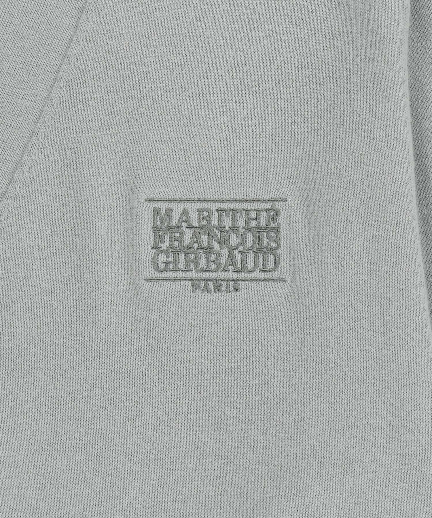 Marithe & Francois Girbaud - Small Classic Logo V-neck Knit Cardigan (Gray) product image 9 | TRAB K-Fashion Australia