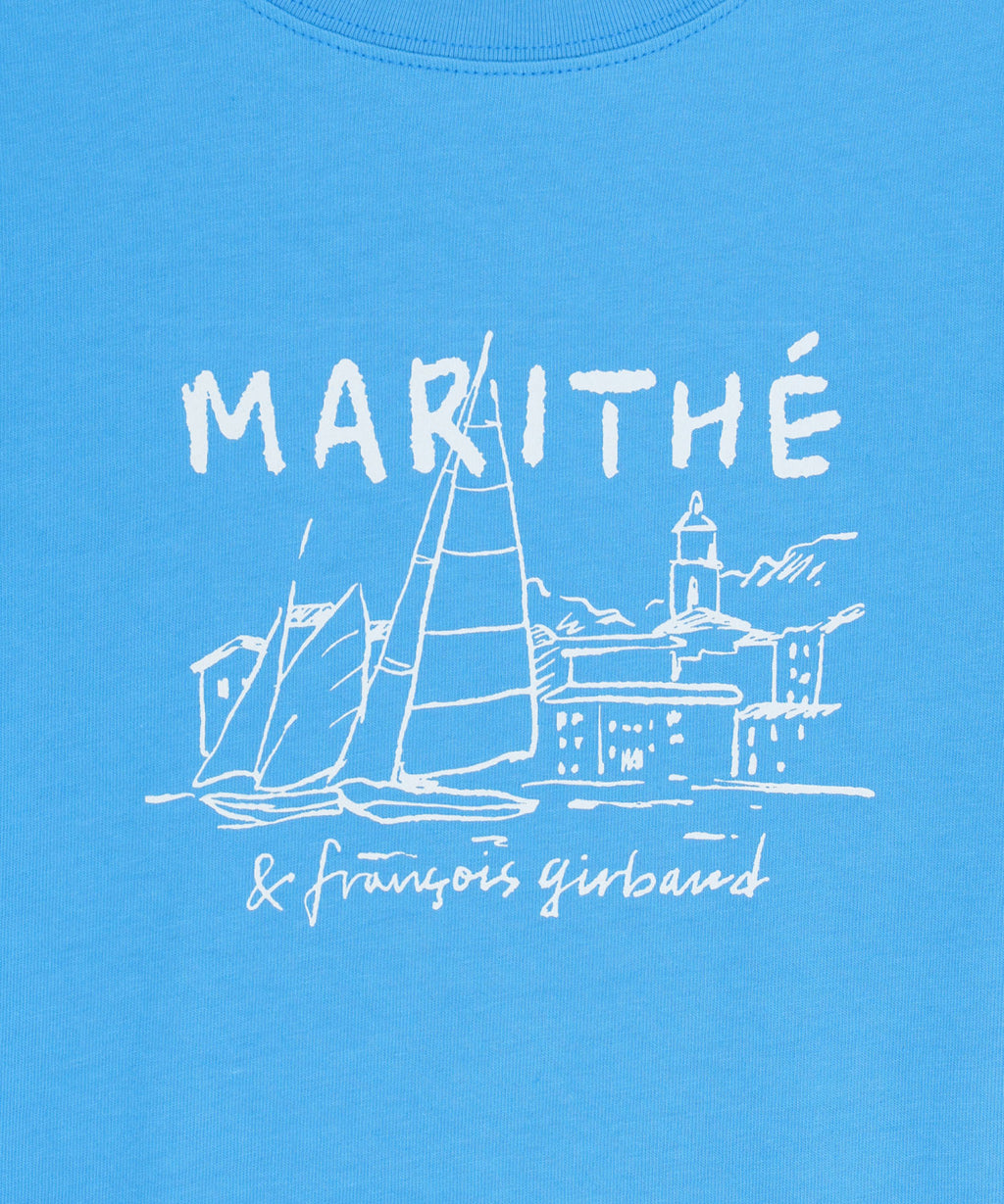 Marithe & Francois Girbaud - French Graphic Crop Tee (Blue) product image 9 | TRAB K-Fashion Australia