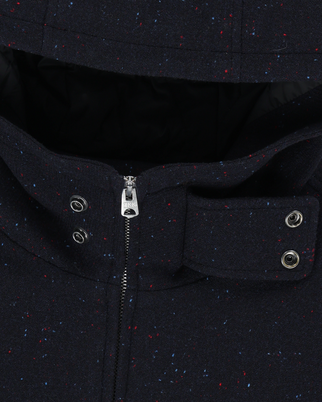 yeseyesee - Hooded Wool Zip Coat (Navy) product image 3 | TRAB K-Fashion Australia