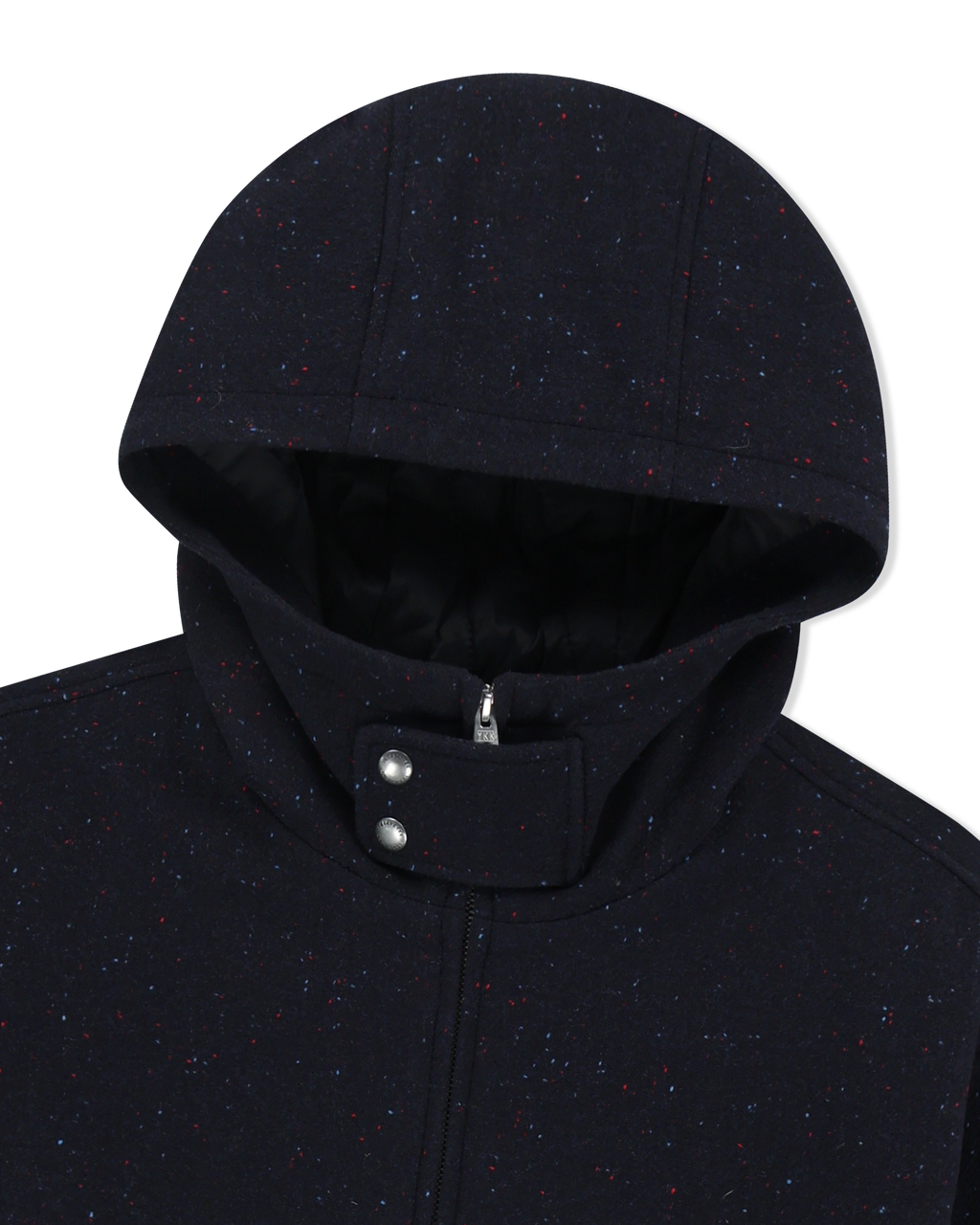 yeseyesee - Hooded Wool Zip Coat (Navy) product image 5 | TRAB K-Fashion Australia