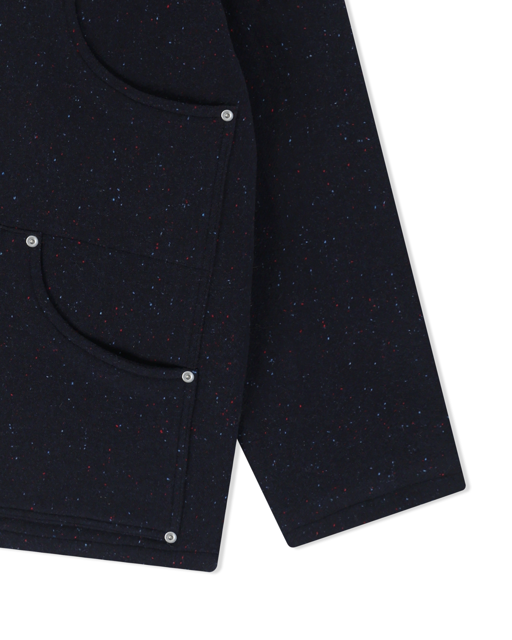 yeseyesee - Hooded Wool Zip Coat (Navy) product image 6 | TRAB K-Fashion Australia