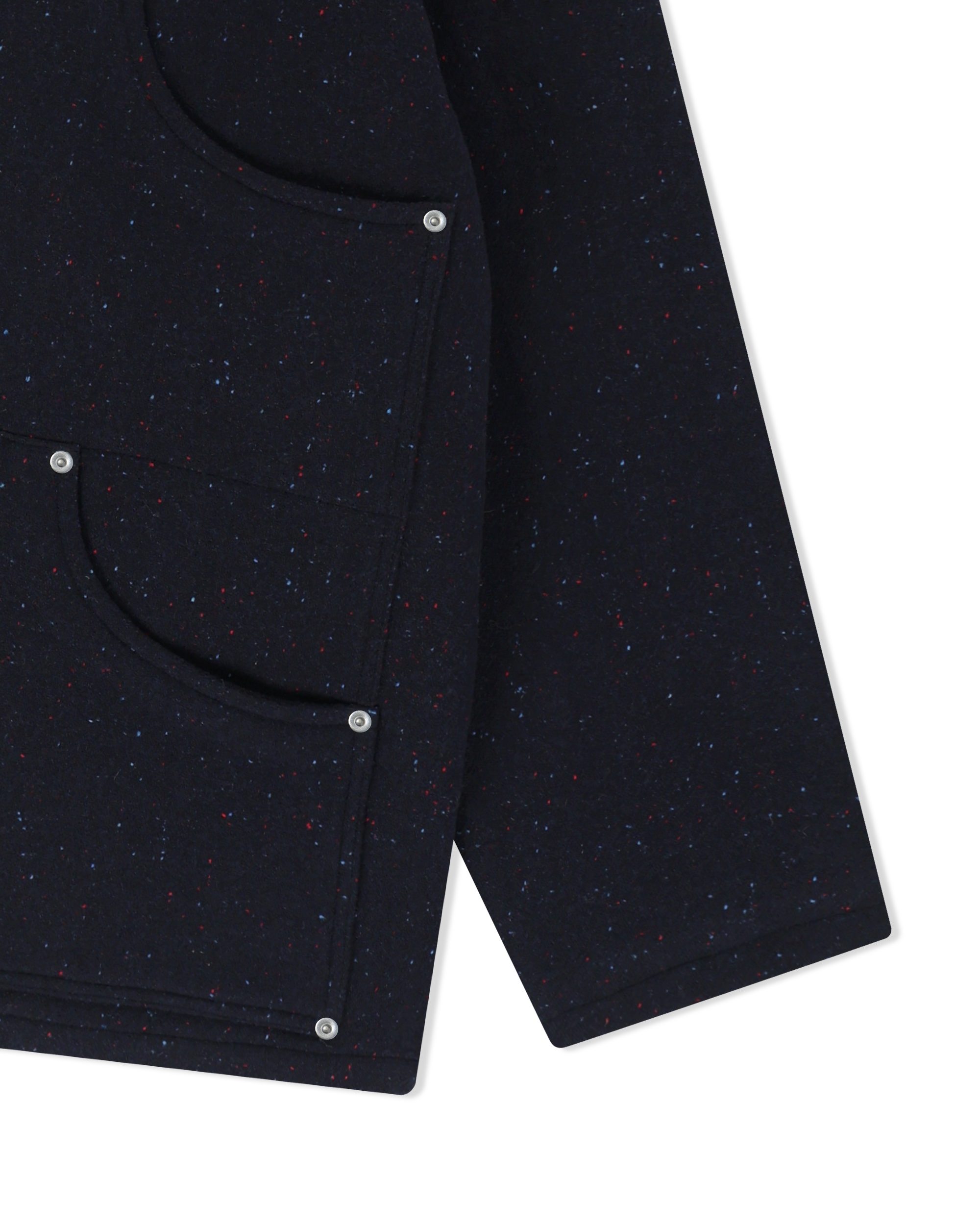 yeseyesee - Hooded Wool Zip Coat (Navy) product image 6 | TRAB K-Fashion Australia