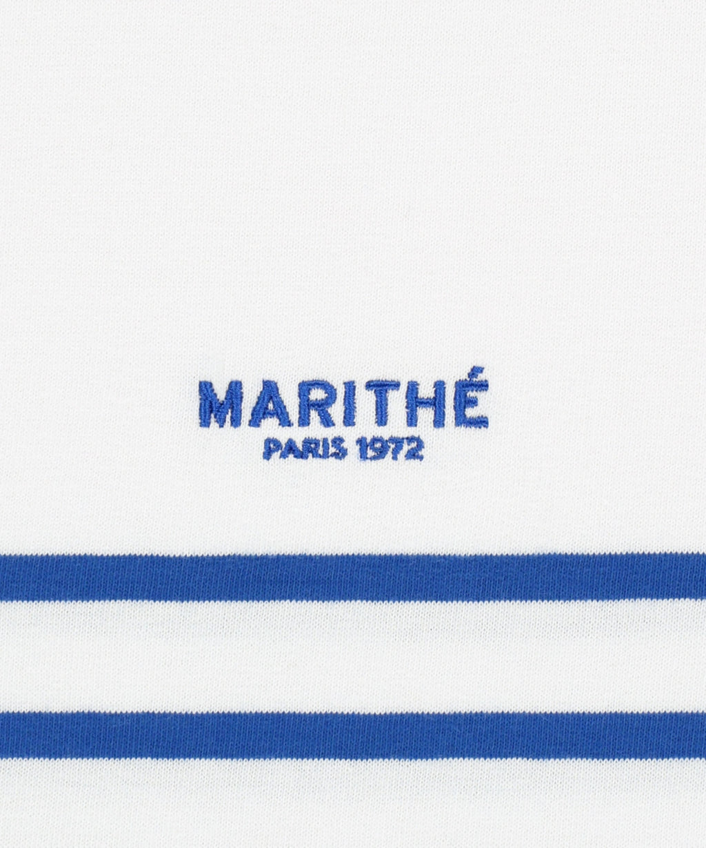 Marithe & Francois Girbaud - Block Stripe Tee (Blue) product image 9 | TRAB K-Fashion Australia
