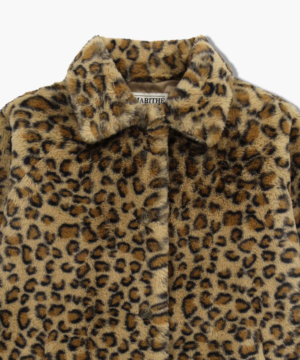 Marithe & Francois Girbaud - Mid Shearling Fur Coat (Brown) product image 9 | TRAB K-Fashion Australia