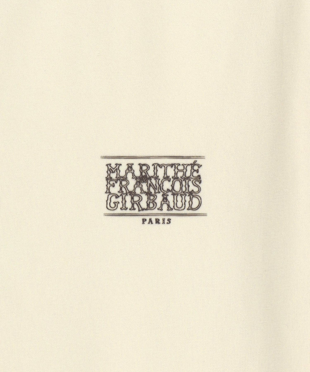 Marithe & Francois Girbaud - Antique Classic Logo Slim Crop Tee (Cream) product image 9 | TRAB K-Fashion Australia