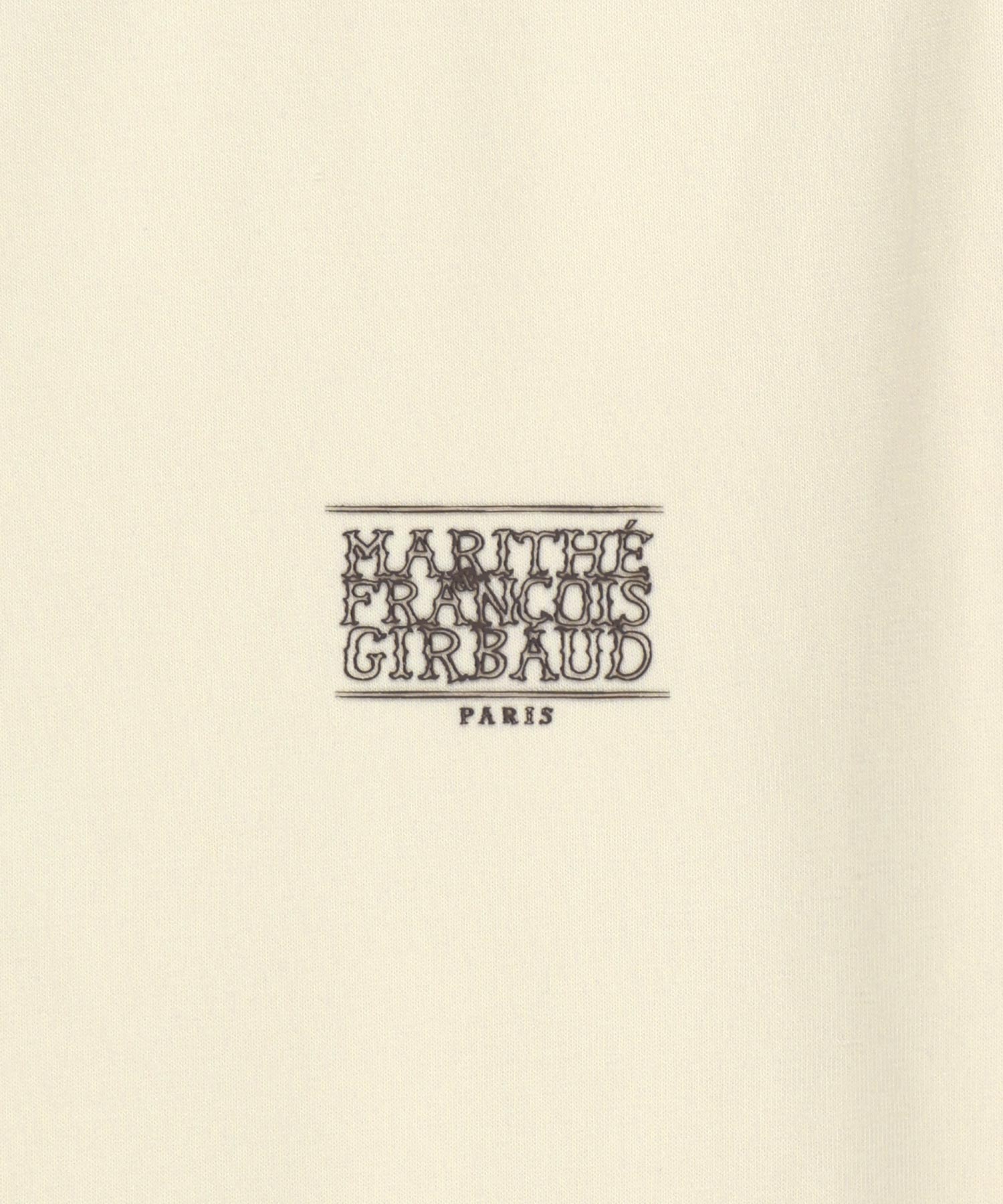 Marithe & Francois Girbaud - Antique Classic Logo Slim Crop Tee (Cream) product image 9 | TRAB K-Fashion Australia