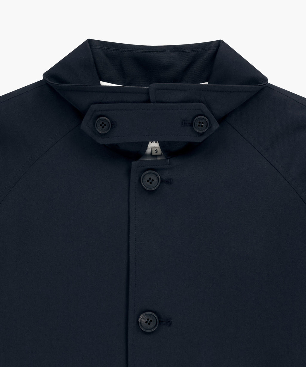 Marithe & Francois Girbaud - Raglan Half Trench Jacket (Navy) product image 8 | TRAB K-Fashion Australia