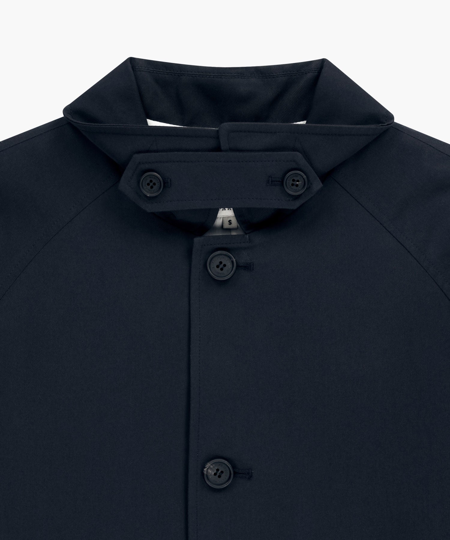 Marithe & Francois Girbaud - Raglan Half Trench Jacket (Navy) product image 8 | TRAB K-Fashion Australia