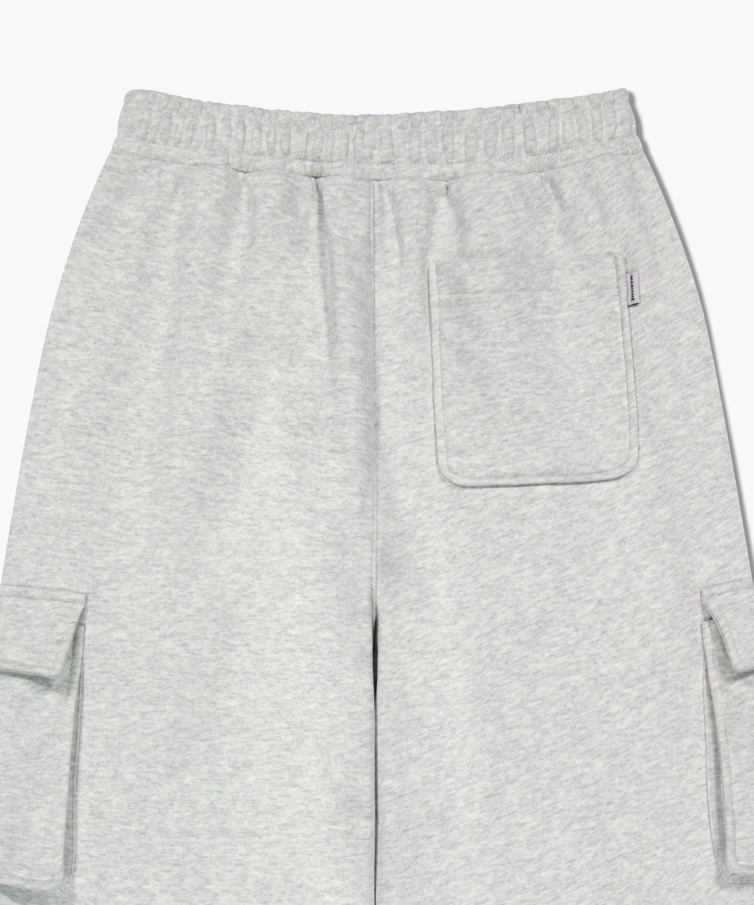 Marithe & Francois Girbaud - Classic Logo One Tuck Cargo Sweat Pants (Light Heather Gray) product image 9 | TRAB K-Fashion Australia