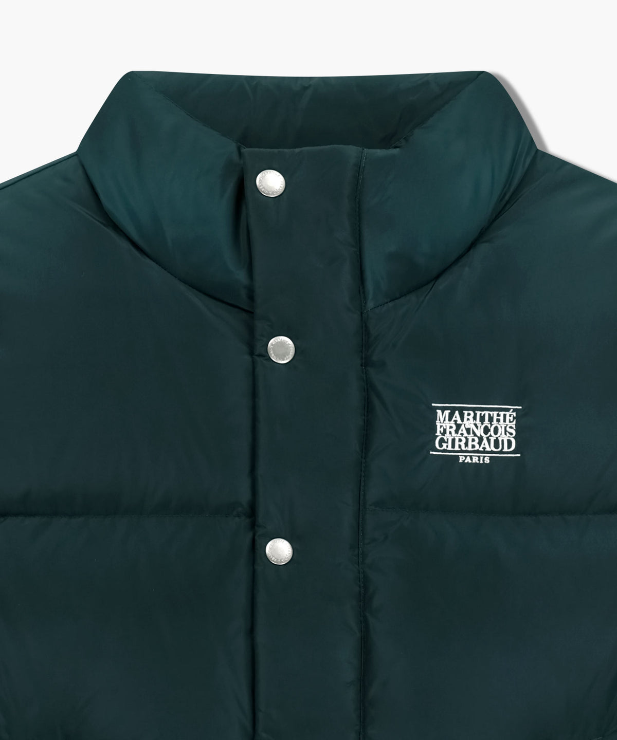 Marithe & Francois Girbaud - Classic Logo Down Vest (Dark Teal) product image 9 | TRAB K-Fashion Australia
