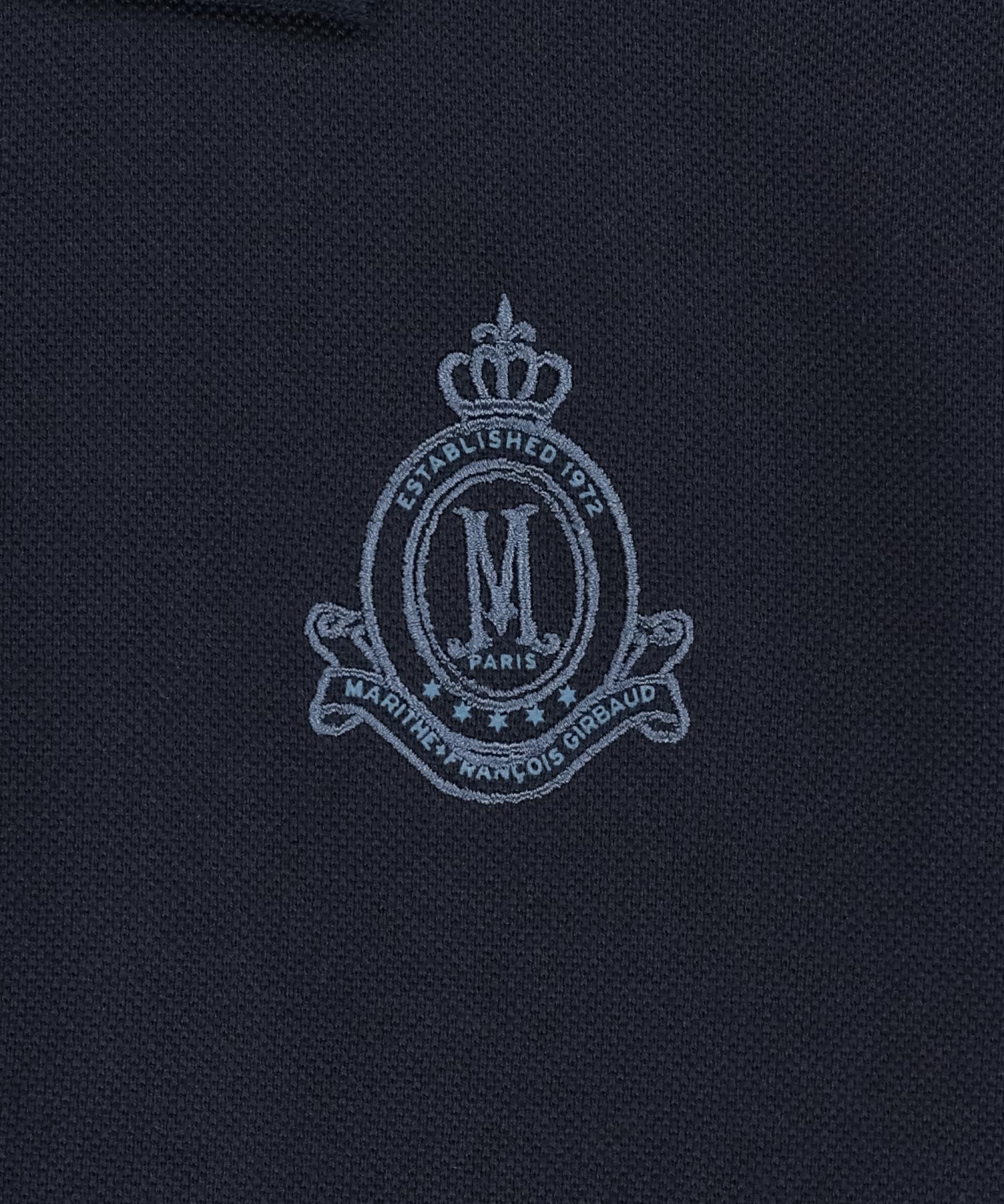 Marithe & Francois Girbaud - Emblem Pk Collar Tee (Navy) product image 9 | TRAB K-Fashion Australia