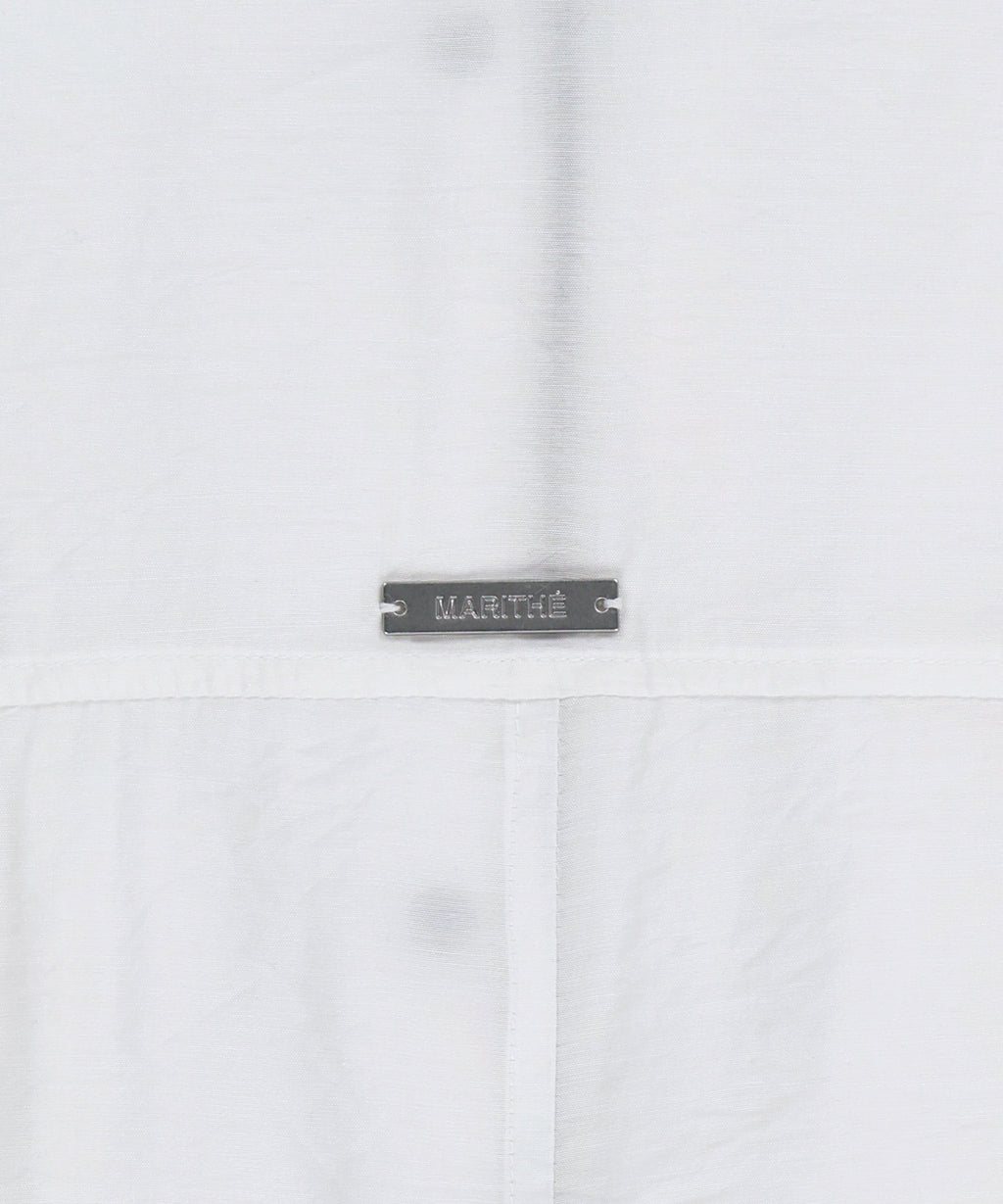Marithe & Francois Girbaud - Crop Sheer Jacket (White) product image 9 | TRAB K-Fashion Australia