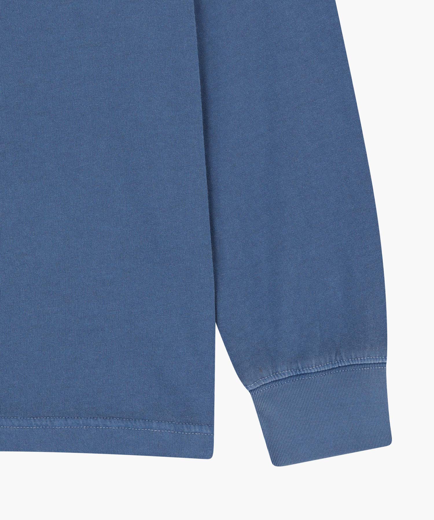 Marithe & Francois Girbaud - Shadow Classic Logo Dyeing Long Sleeve Tee (Blue) product image 9 | TRAB K-Fashion Australia