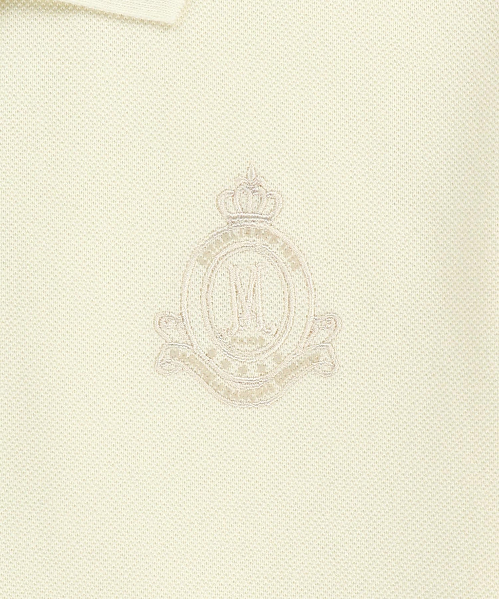 Marithe & Francois Girbaud - Emblem Pk Collar Tee (Ivory) product image 9 | TRAB K-Fashion Australia