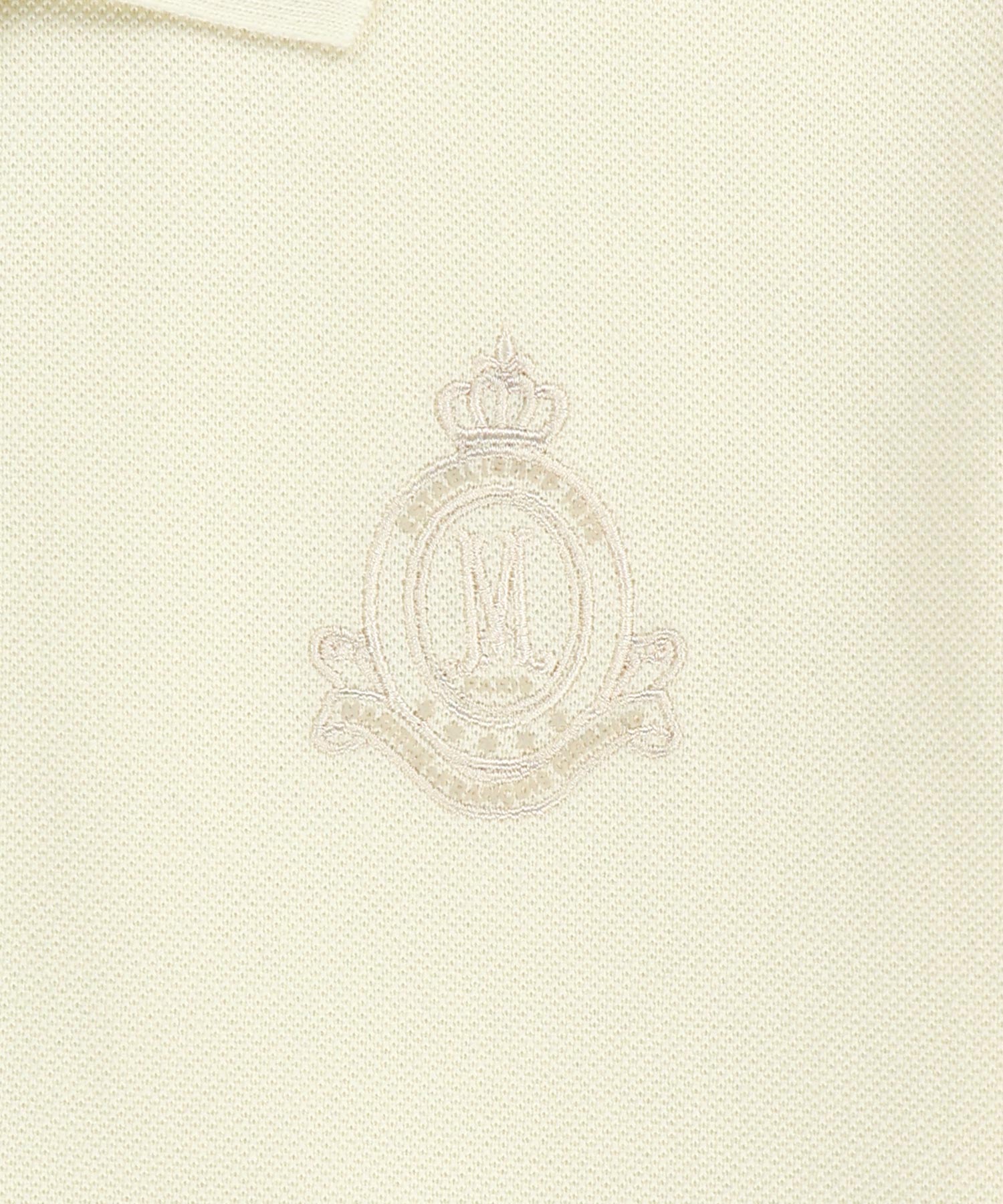 Marithe & Francois Girbaud - Emblem Pk Collar Tee (Ivory) product image 9 | TRAB K-Fashion Australia