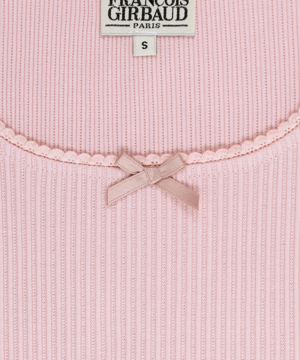 Marithe & Francois Girbaud - Lace Detail Sleeveless (Pink) product image 9 | TRAB K-Fashion Australia
